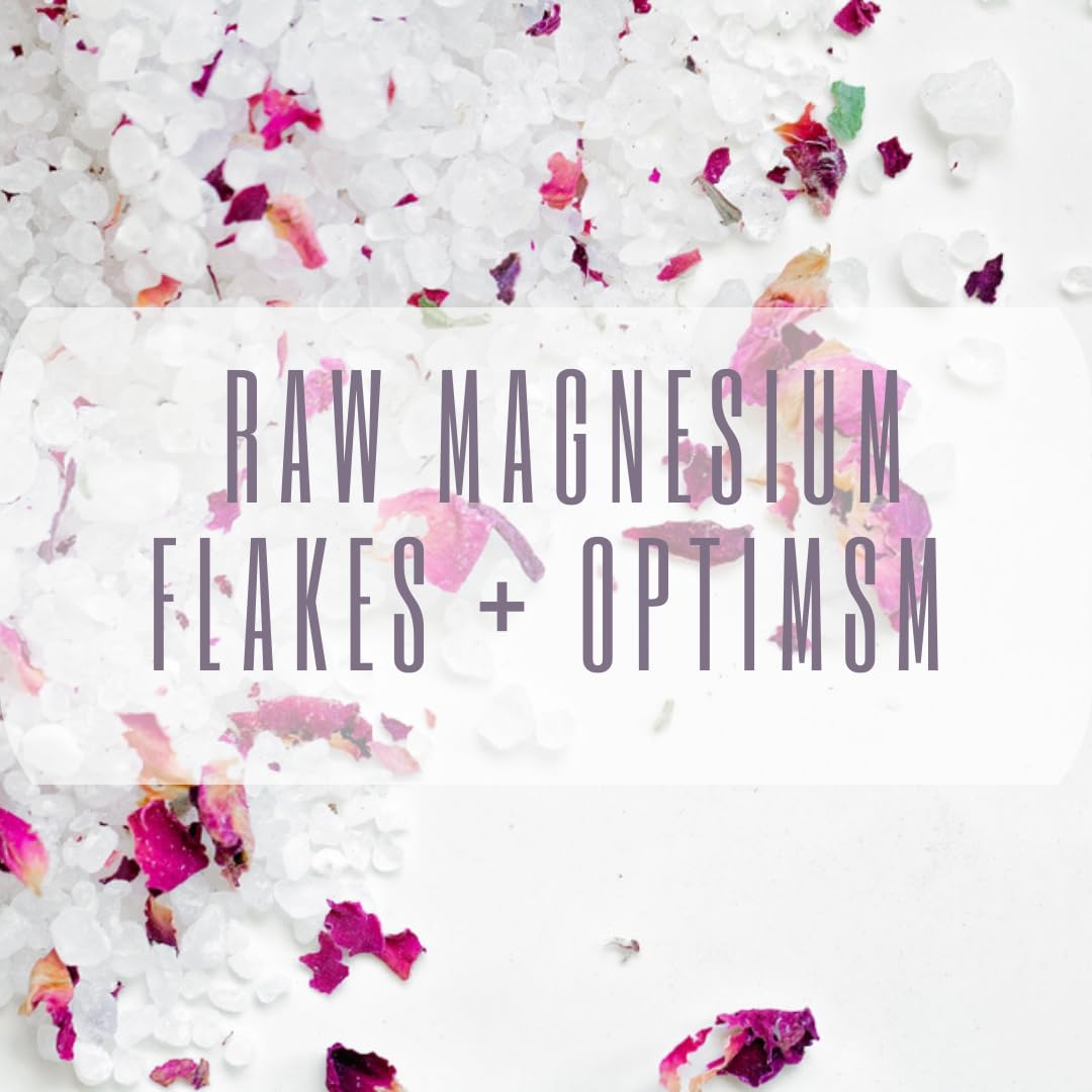 Raw Dead Sea Magnesium Flakes Lavender 3 Lbs