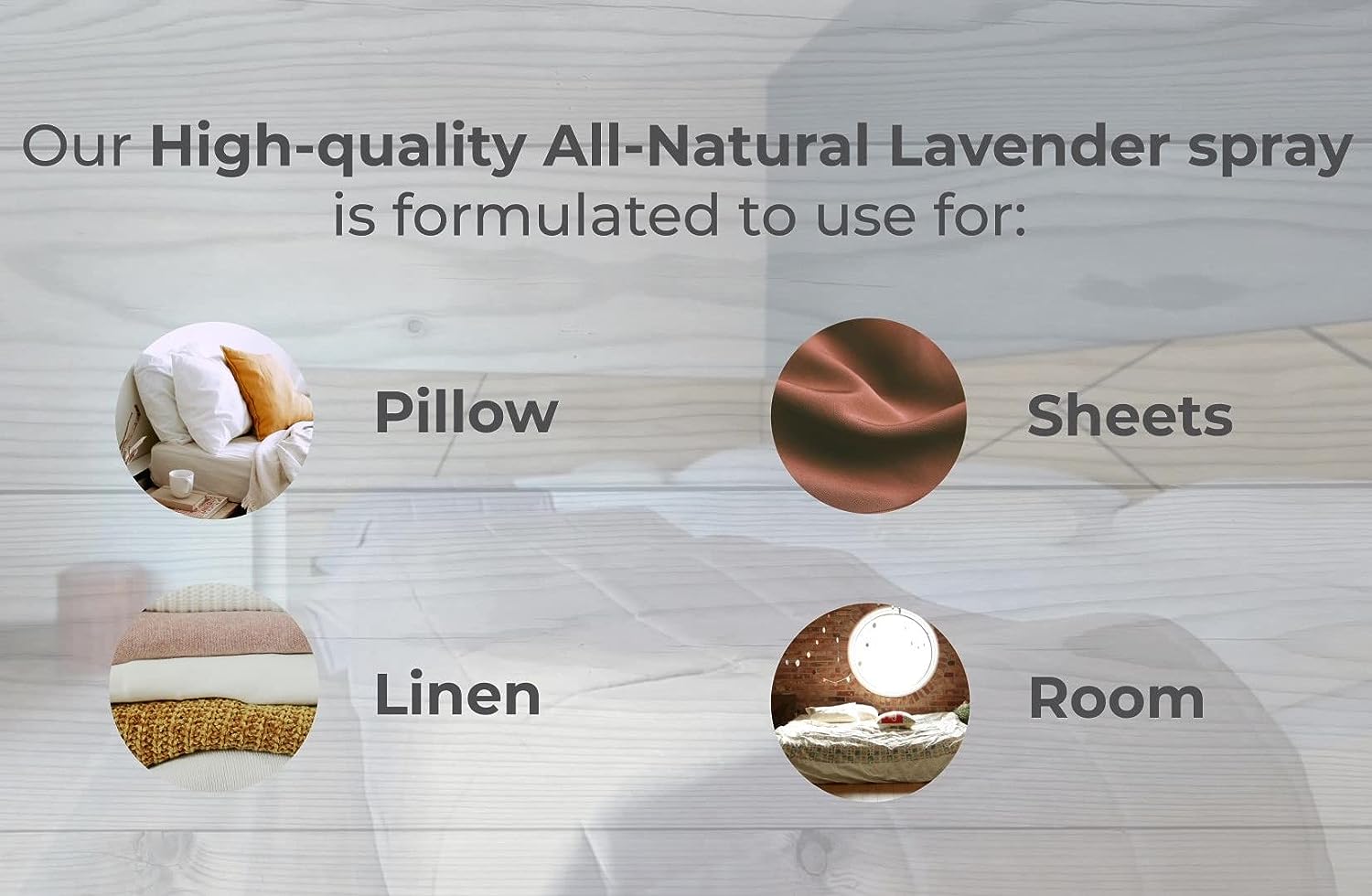 Natural Room and Pillow Spray Lavender 4 Oz