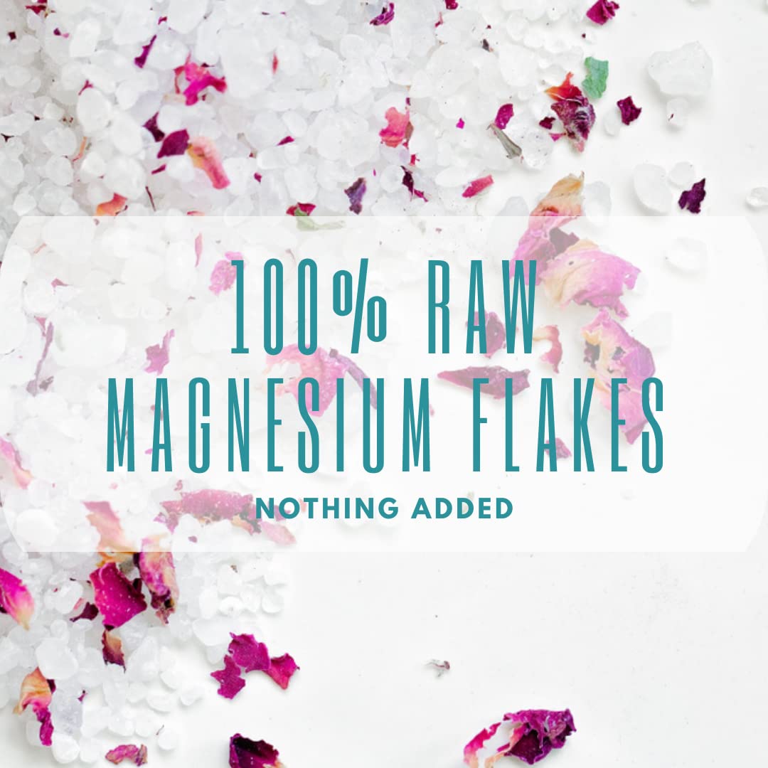 Raw Dead Sea Magnesium Flakes 14 Oz