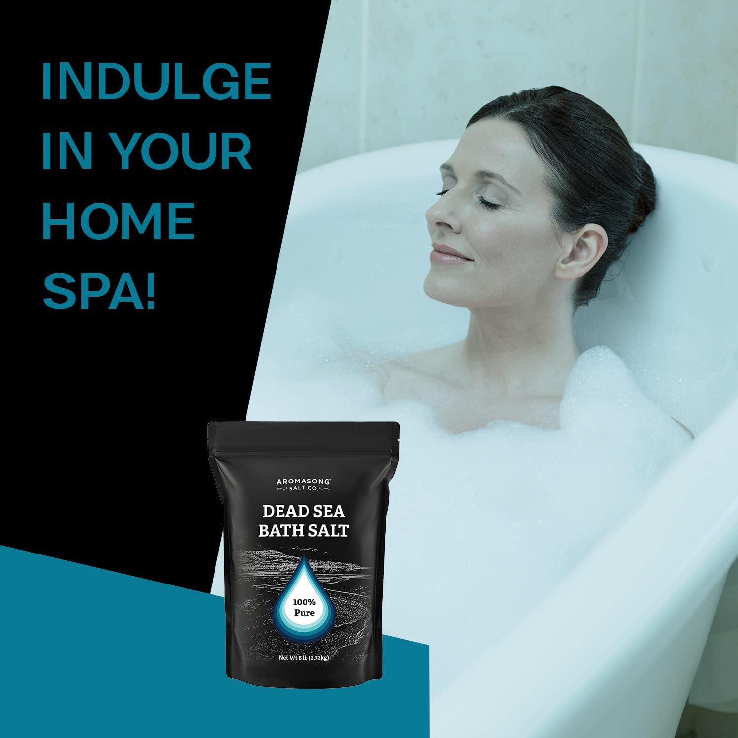 Fine Grain Dead Sea Bath Salt - 6 lbs