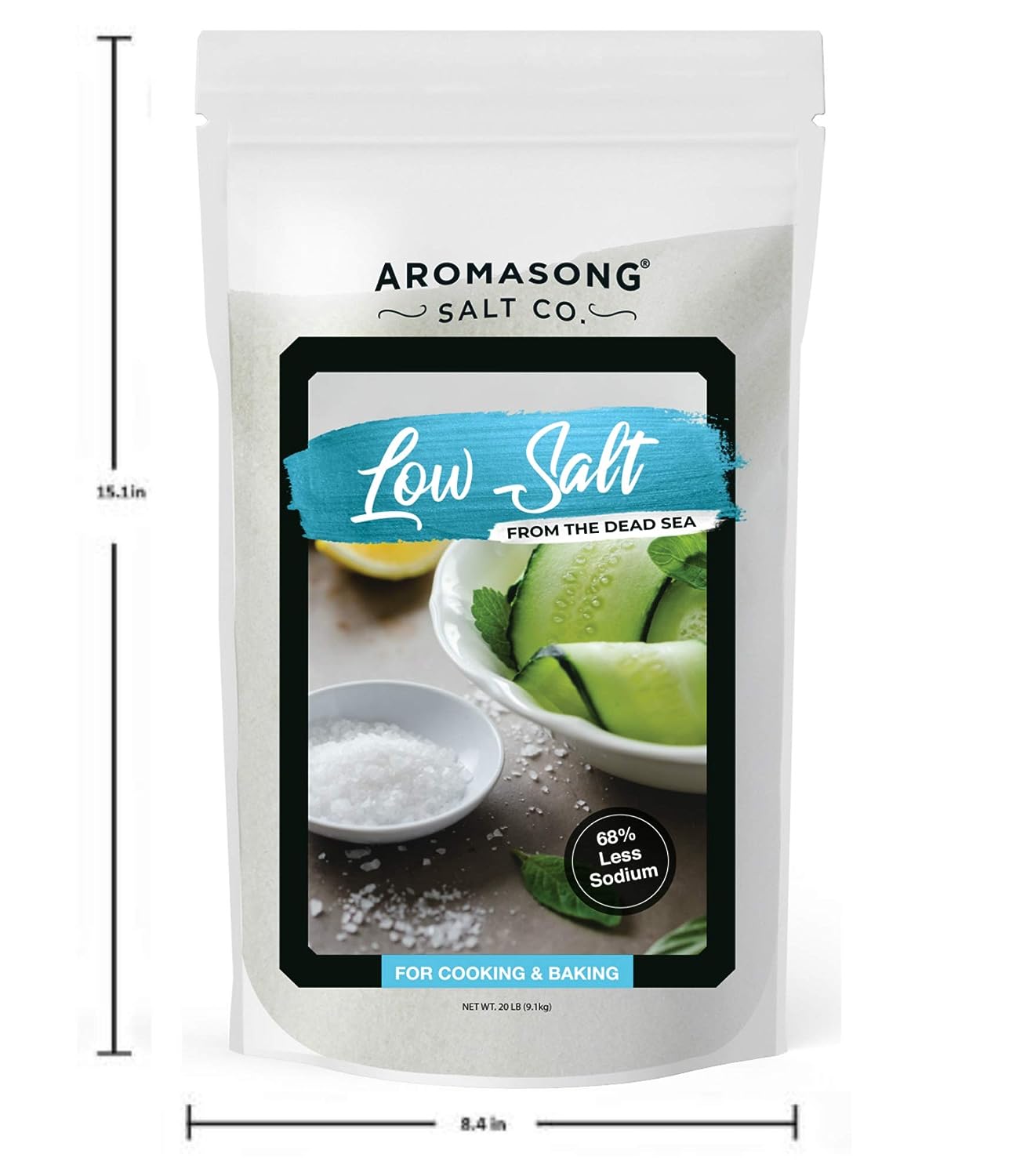 Low Sodium Sea Salt 19 Lbs
