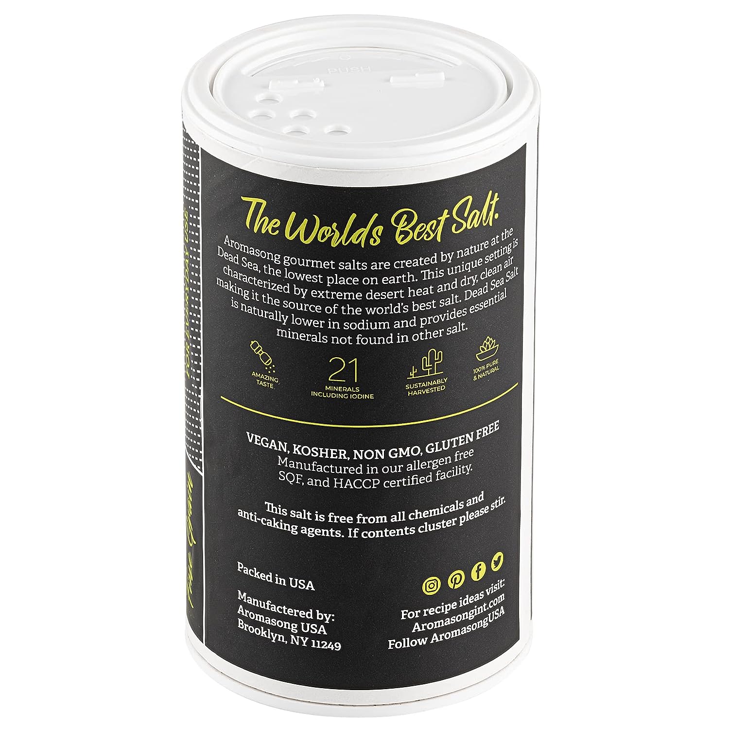 Fine Grain Sea Salt from the Dead Sea 13 Oz