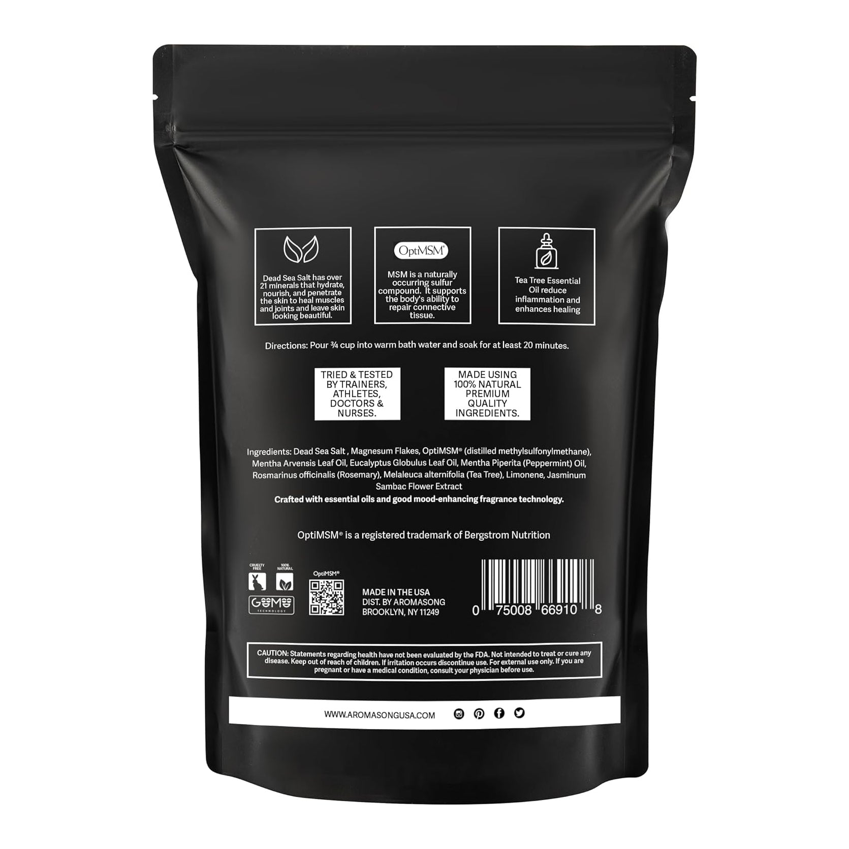 Muscle Soak Eucalyptus & Tea Tree Oil 3 Lbs.