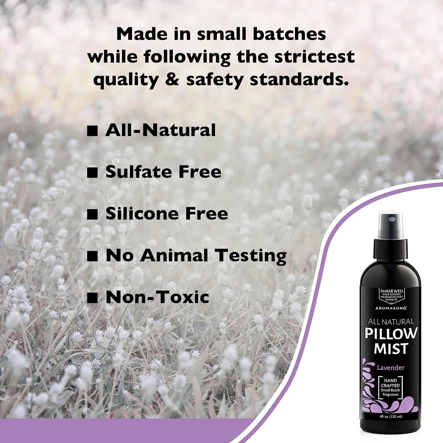 Natural Pillow Mist Lavender 4 Oz