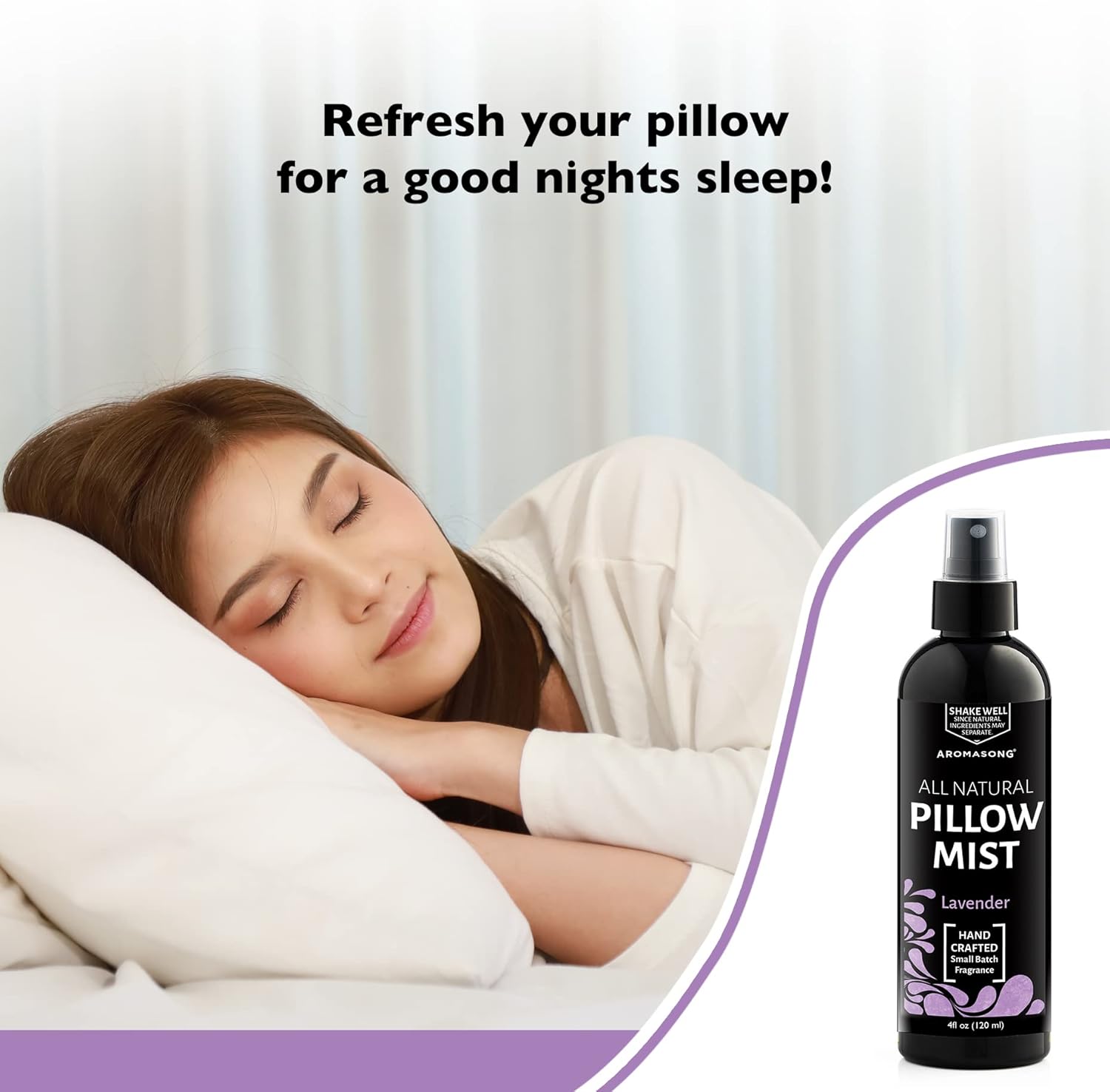 Natural Pillow Mist Lavender 8 Oz