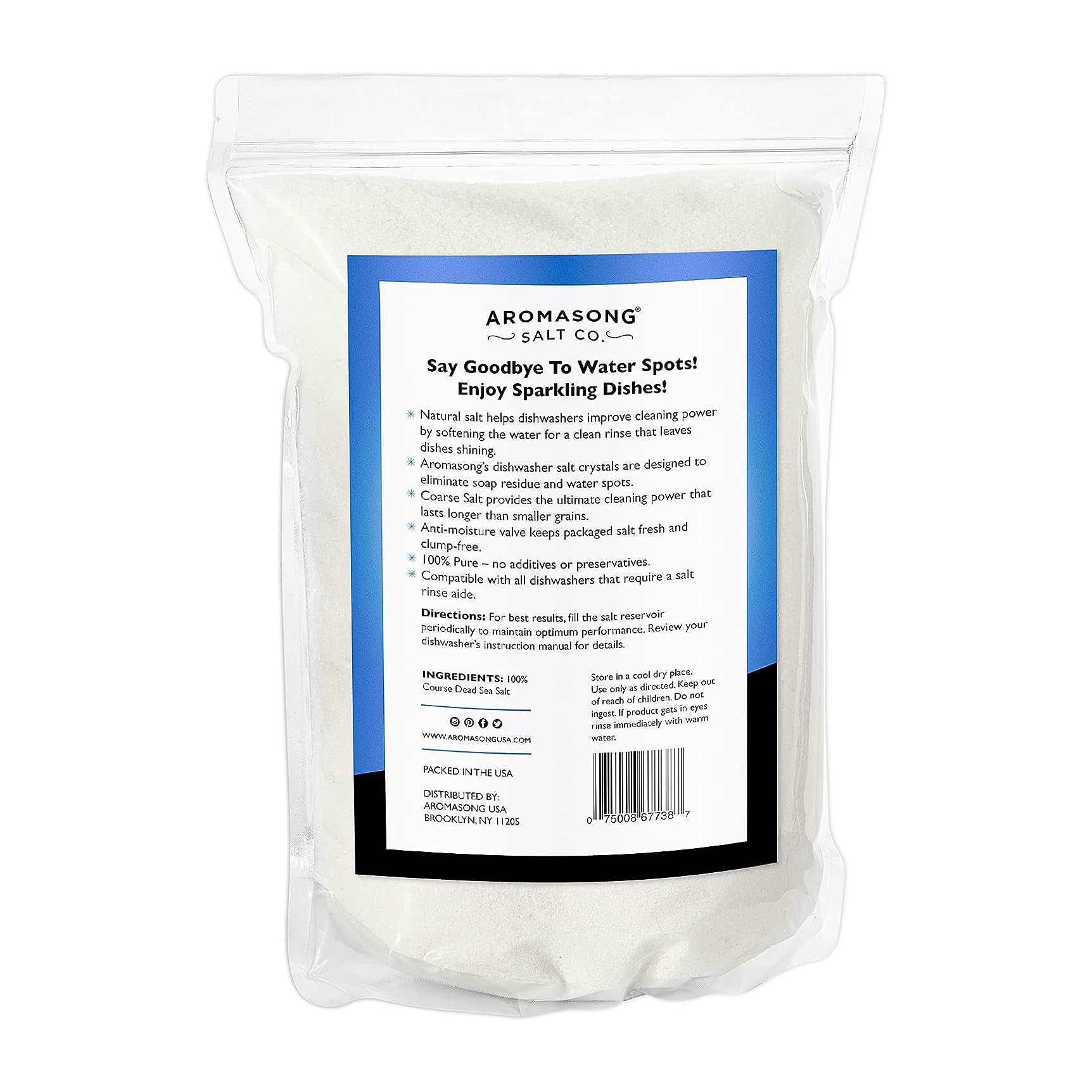 Dishwasher Salt 10 Lbs