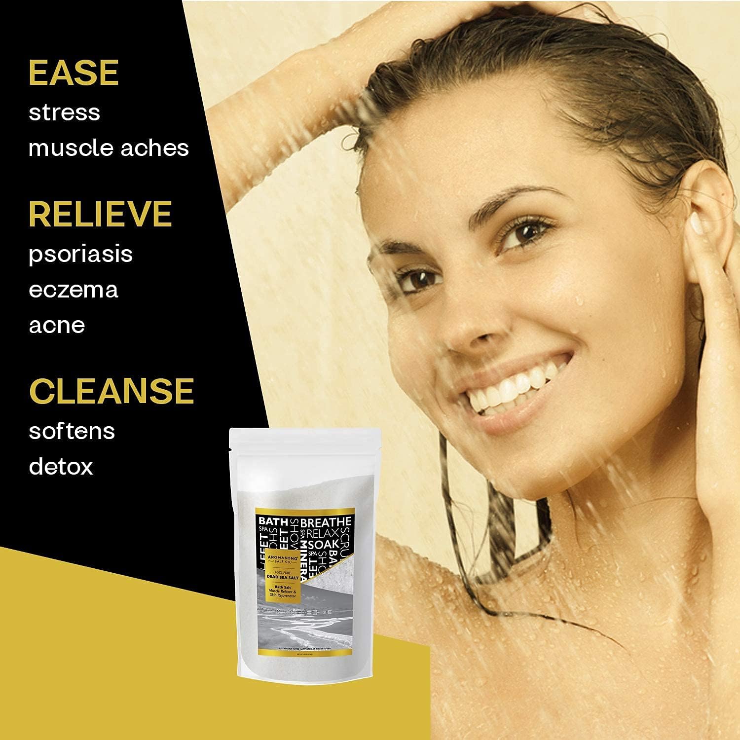 Fine Grain Dead Sea Bath Salt - 19 lbs