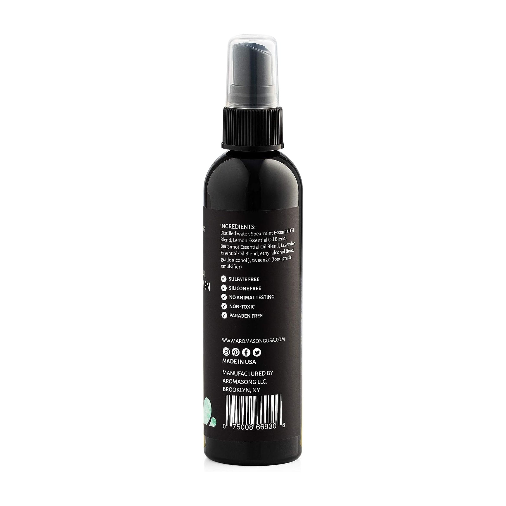 Natural Room and Pillow Spray Green Tea 4 Oz