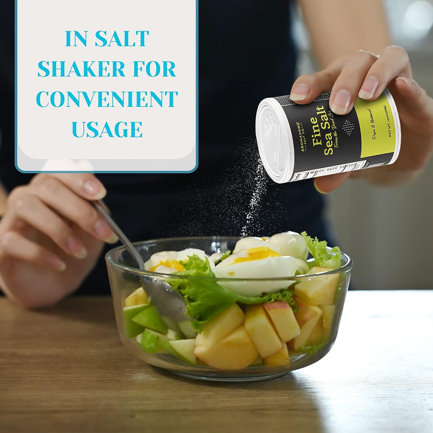 Fine Grain Sea Salt from the Dead Sea 13 Oz