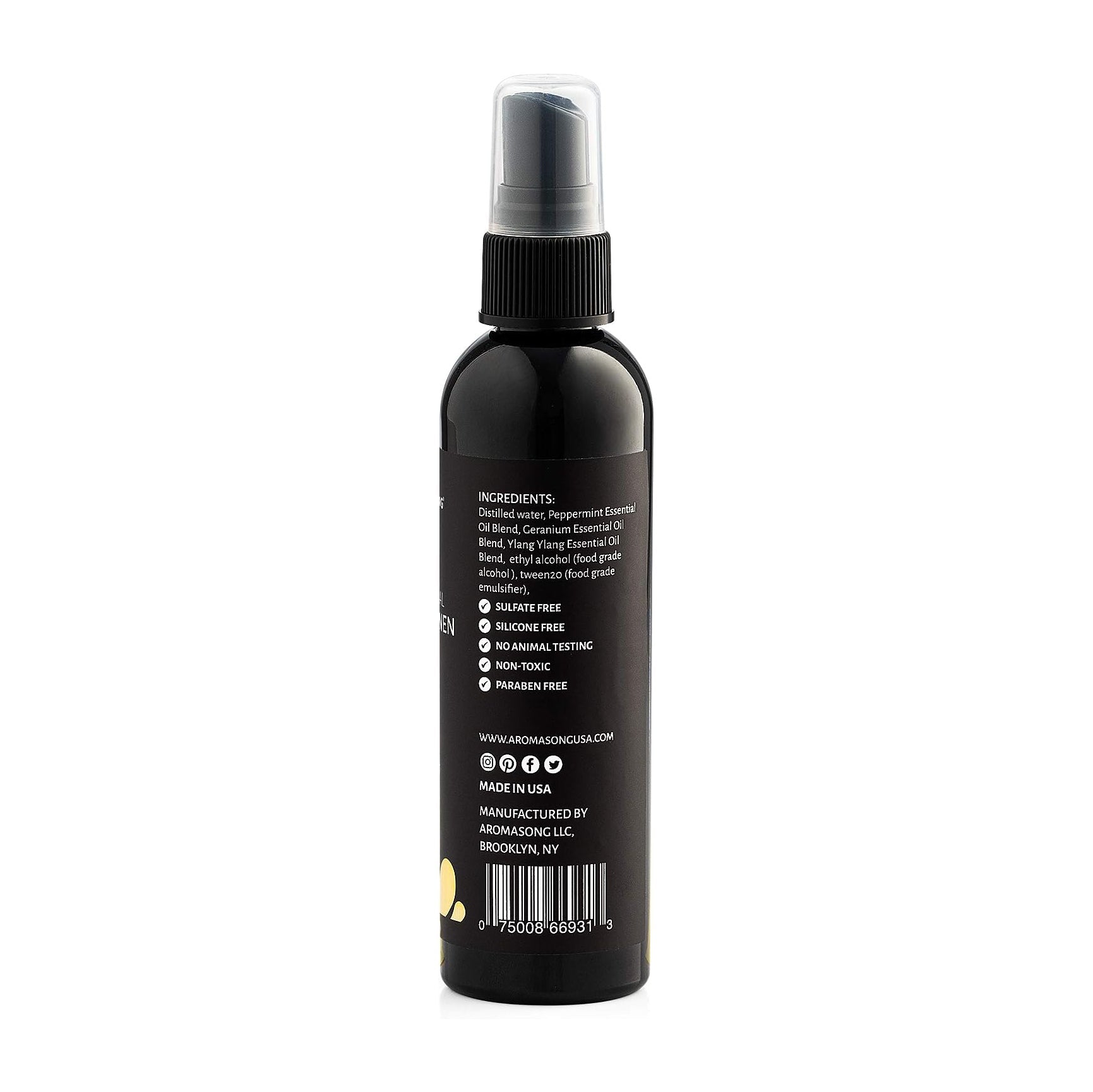 Natural Room and Pillow Spray Bamboo & Honey 4 Oz