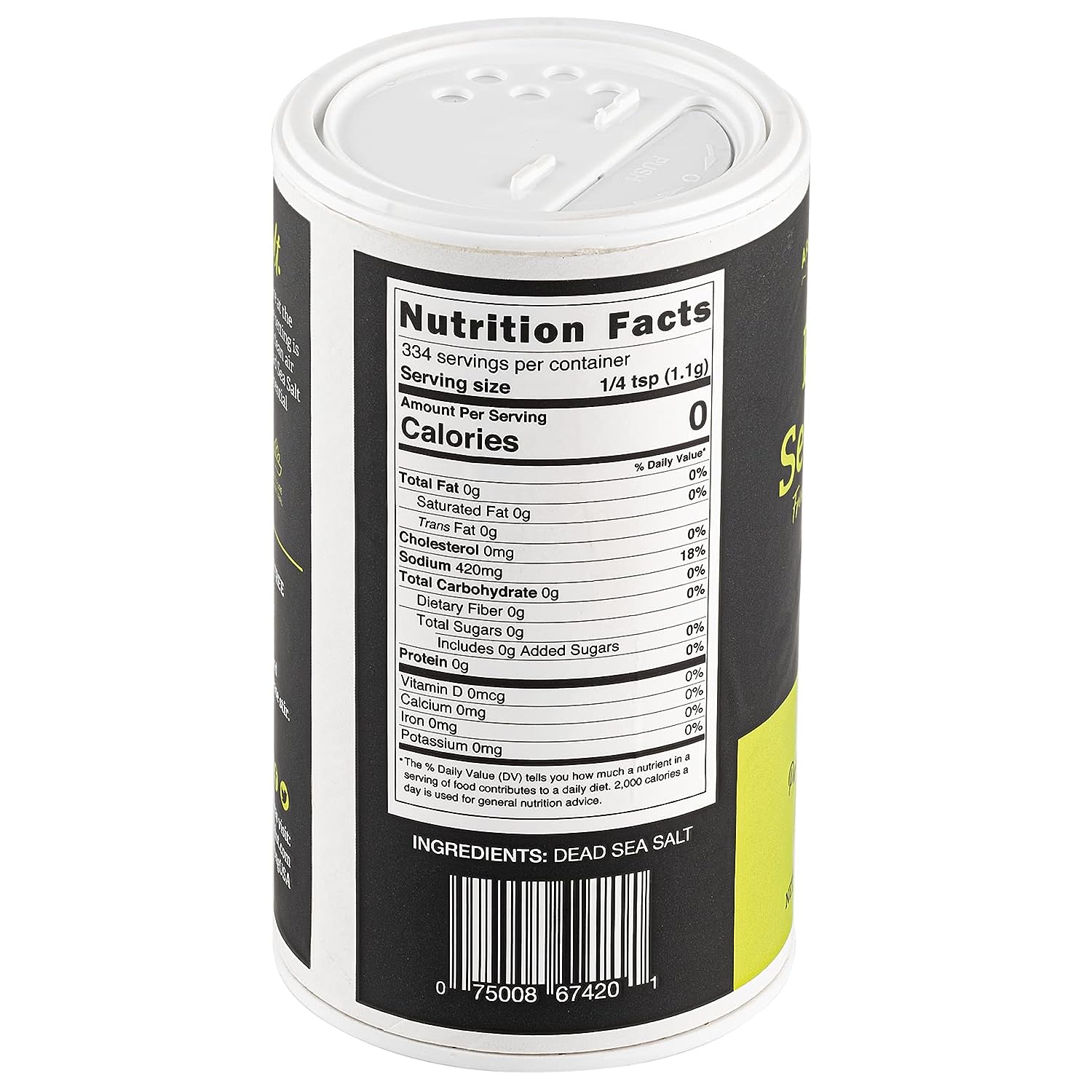 Fine Grain Sea Salt from the Dead Sea 13 Oz