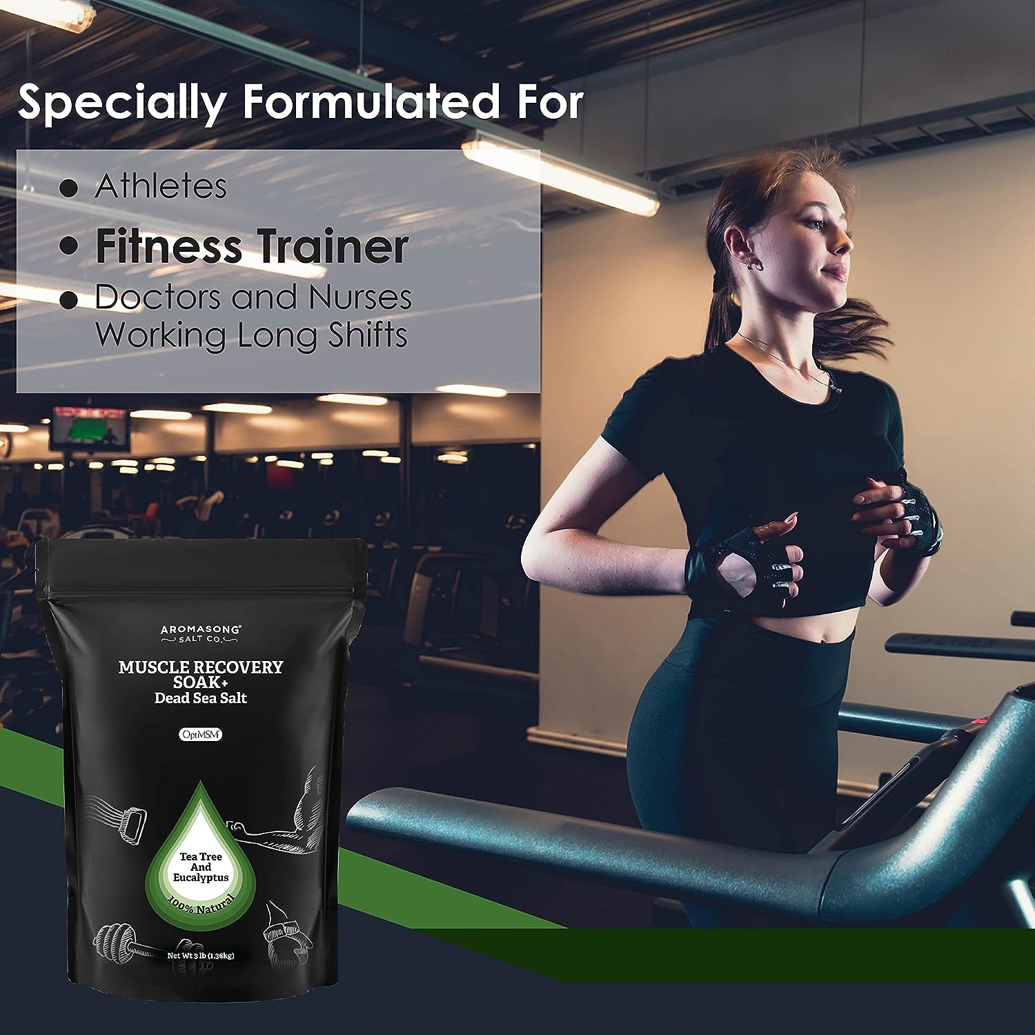 Muscle Soak Eucalyptus & Tea Tree Oil 3 Lbs.