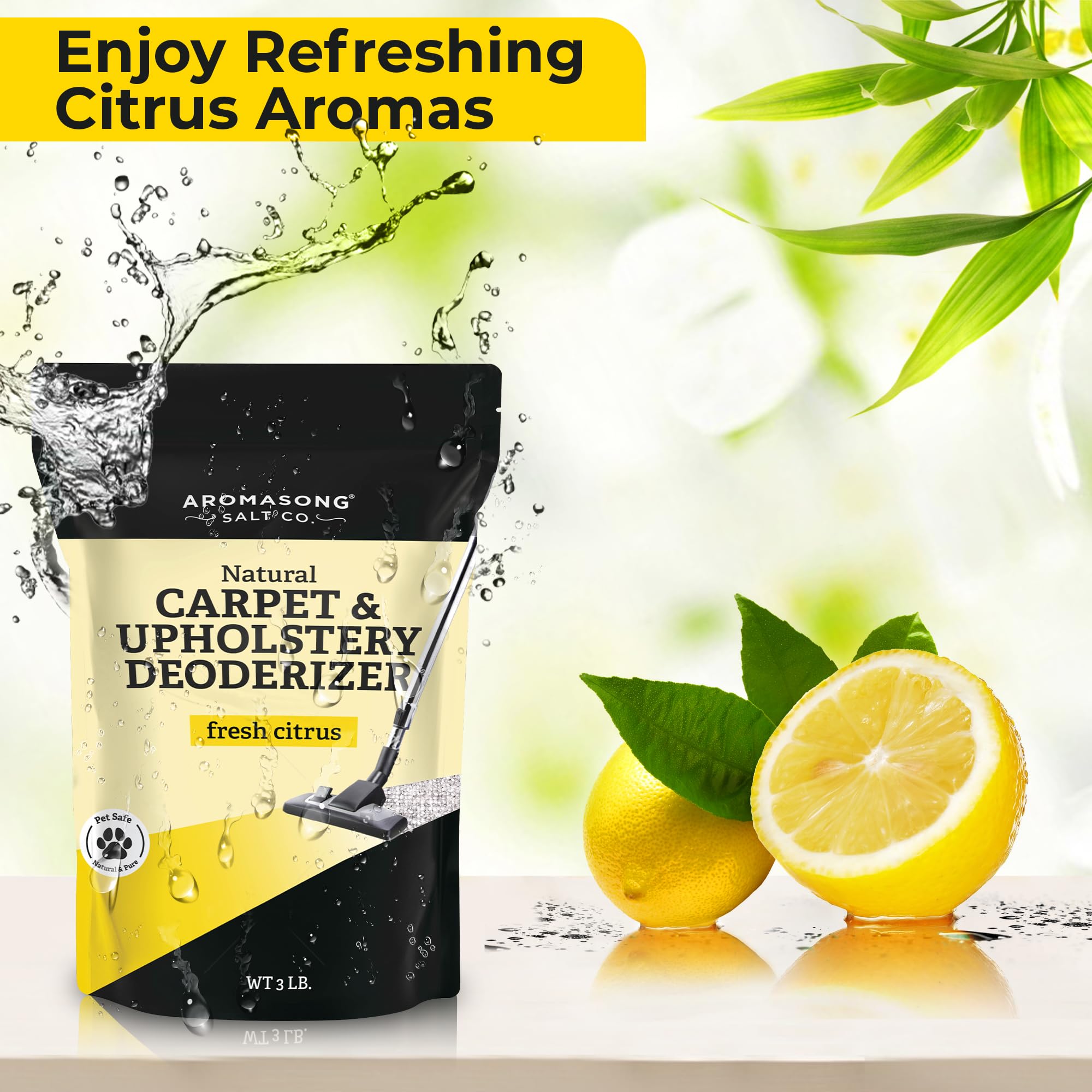 Carpet Refresher & Deodorizer Lemon Citrus Scent 3 Lbs