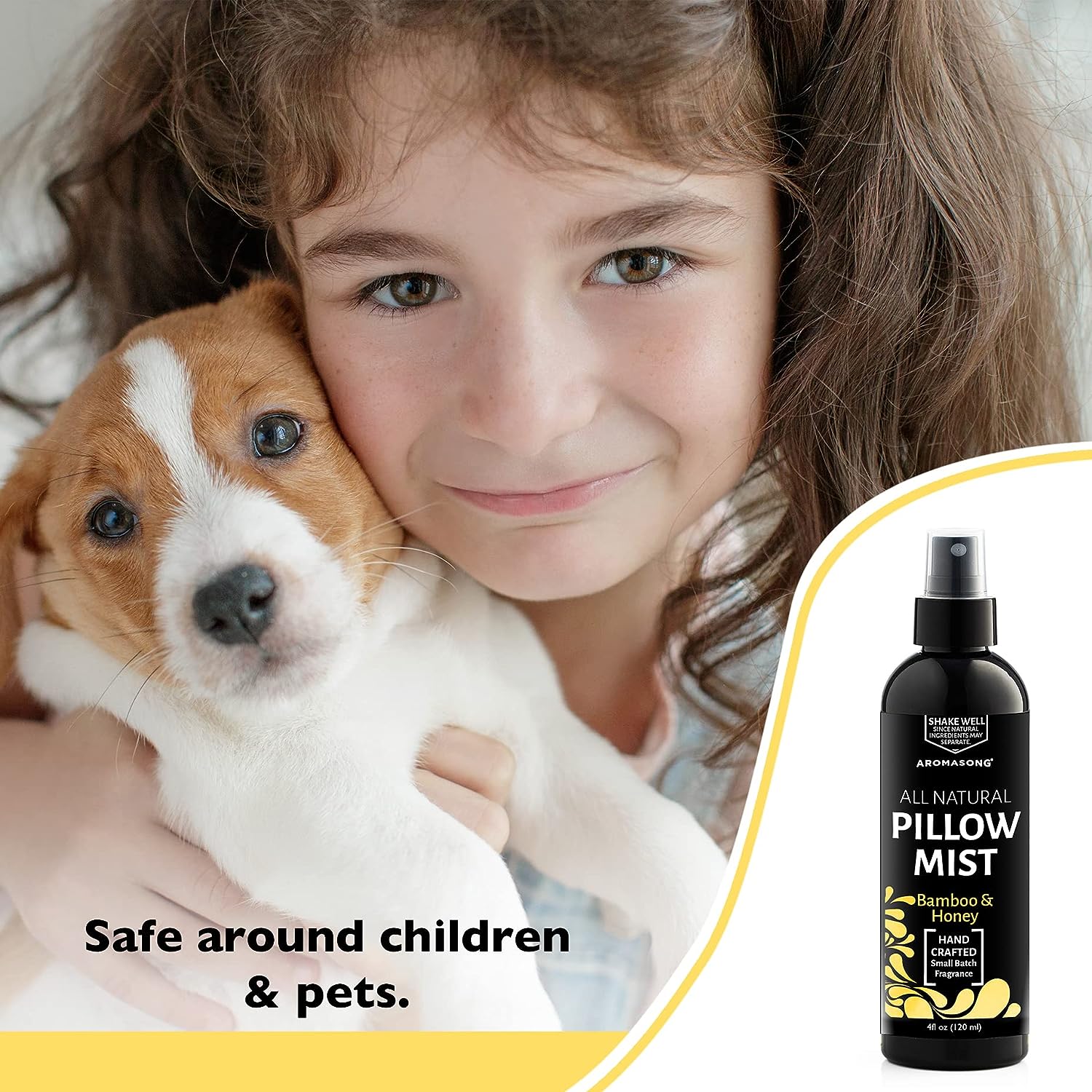 Natural Pillow Mist Bamboo & Honey 4 Oz