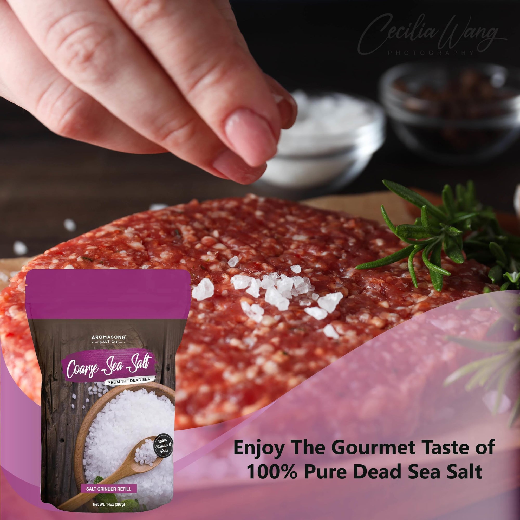 Extra Coarse Sea Salt from the Dead Sea 14 Oz