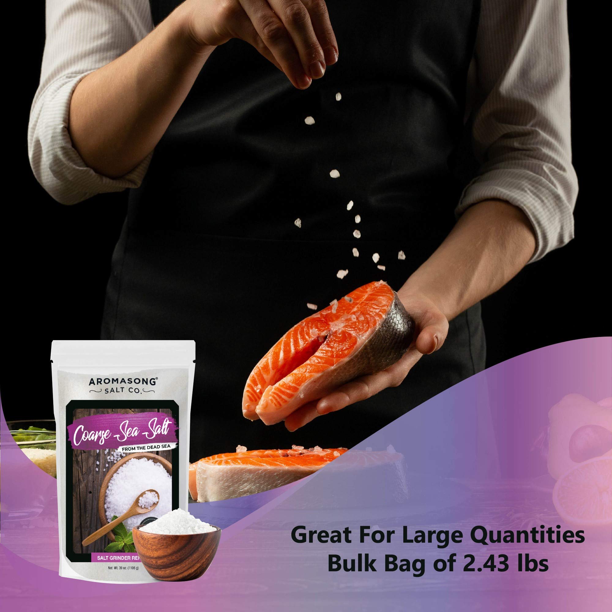 Extra Coarse Sea Salt from the Dead Sea 14 Oz