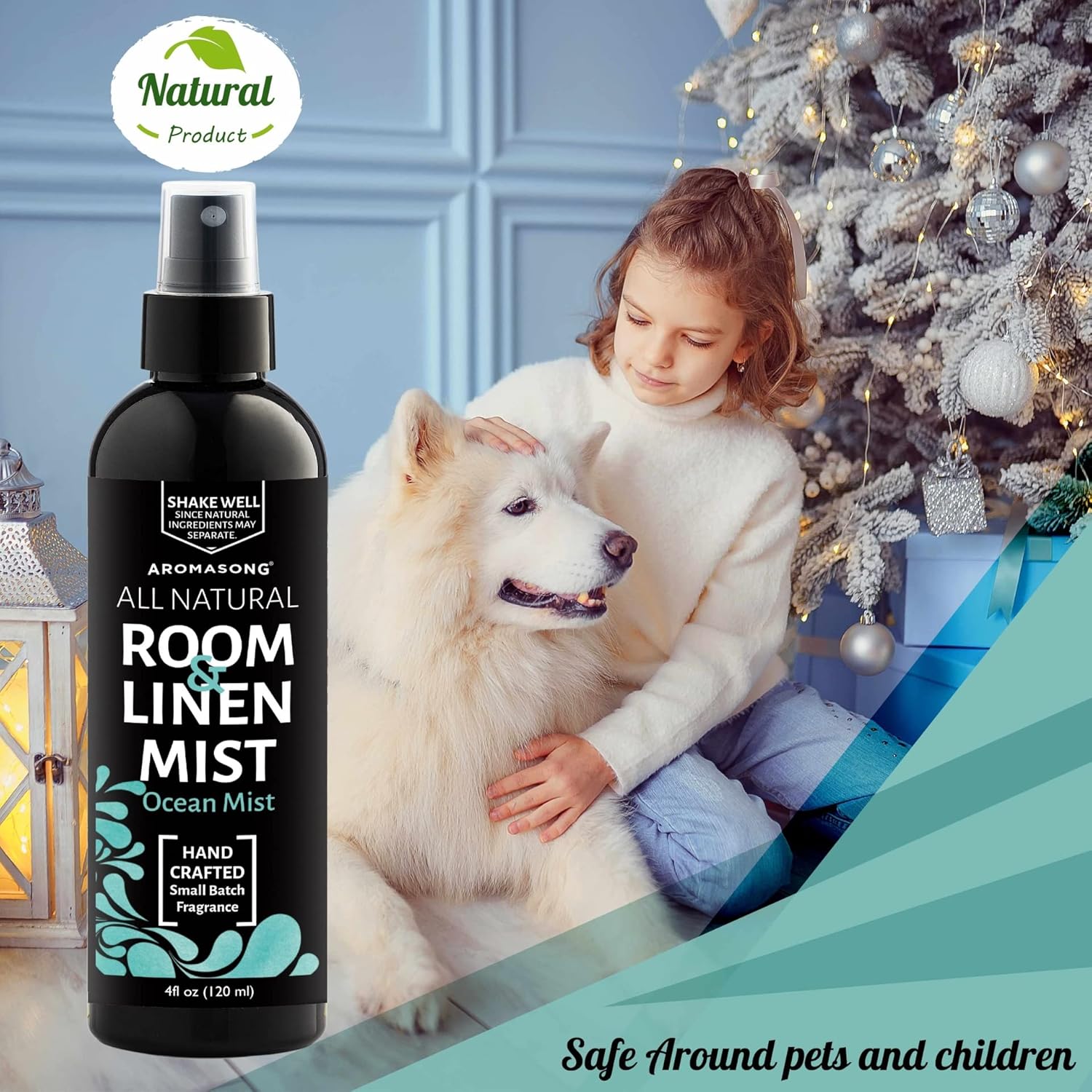 Natural Room and Pillow Spray Ocean Mist 4 Oz