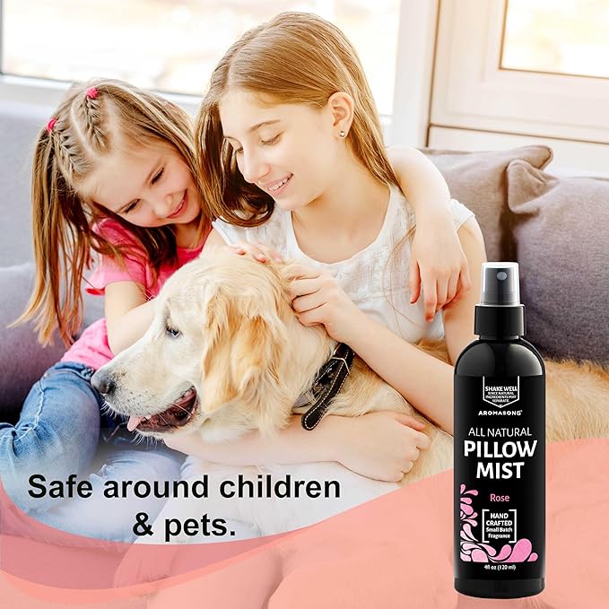 Natural Pillow Mist Rose 4 Oz