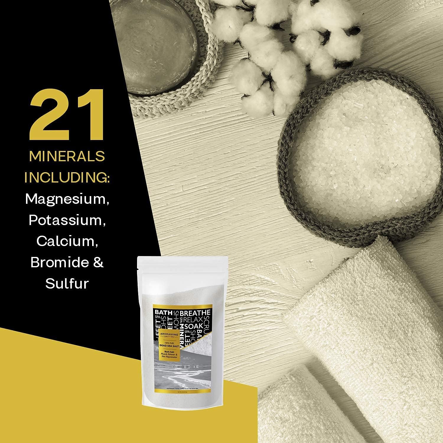 Fine Grain Dead Sea Bath Salt - 19 lbs