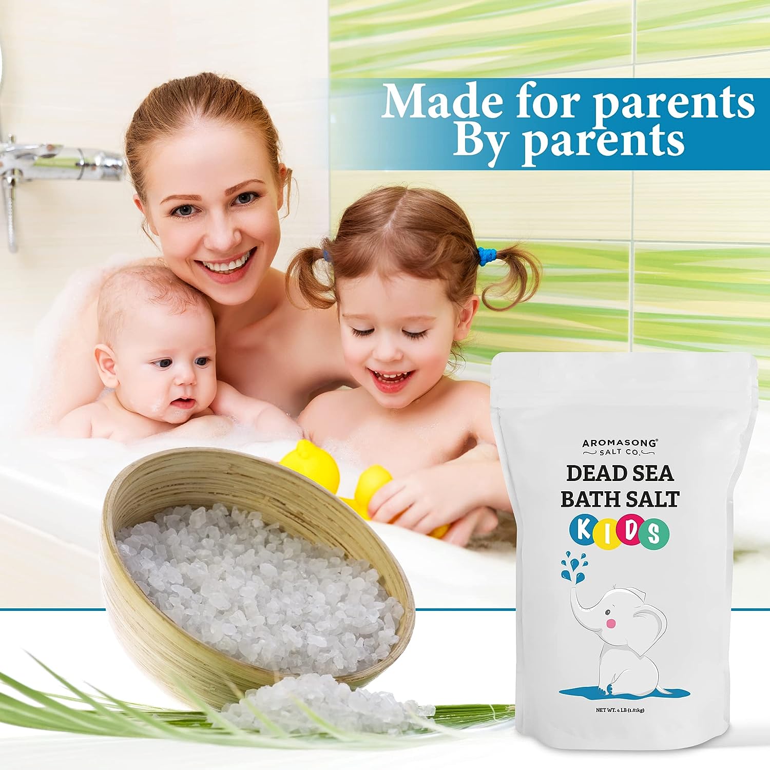 Dead Sea Bath Salt for Kids - 4 lbs