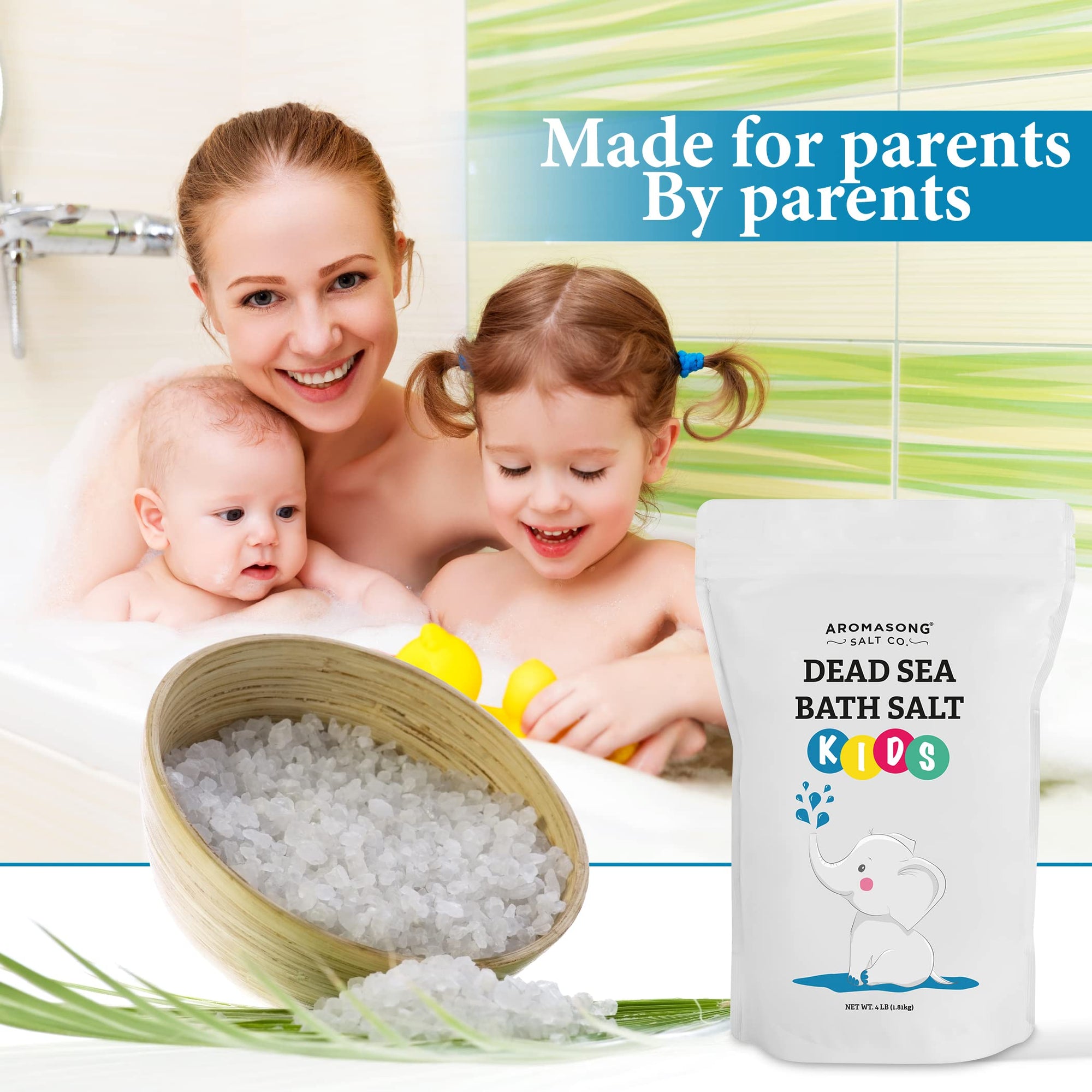 Dead Sea Bath Salt for Kids - 19 lbs