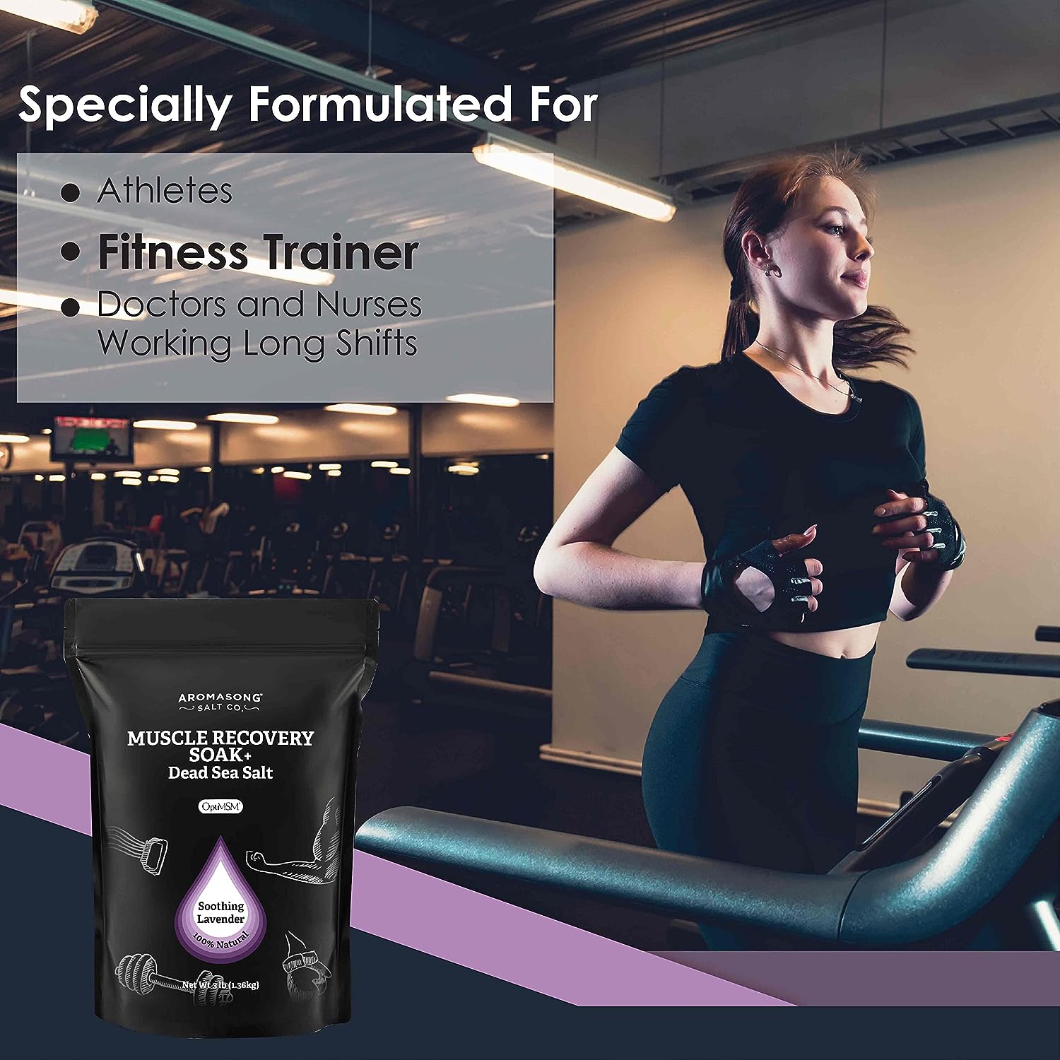 Muscle Soak Lavender 14 Oz