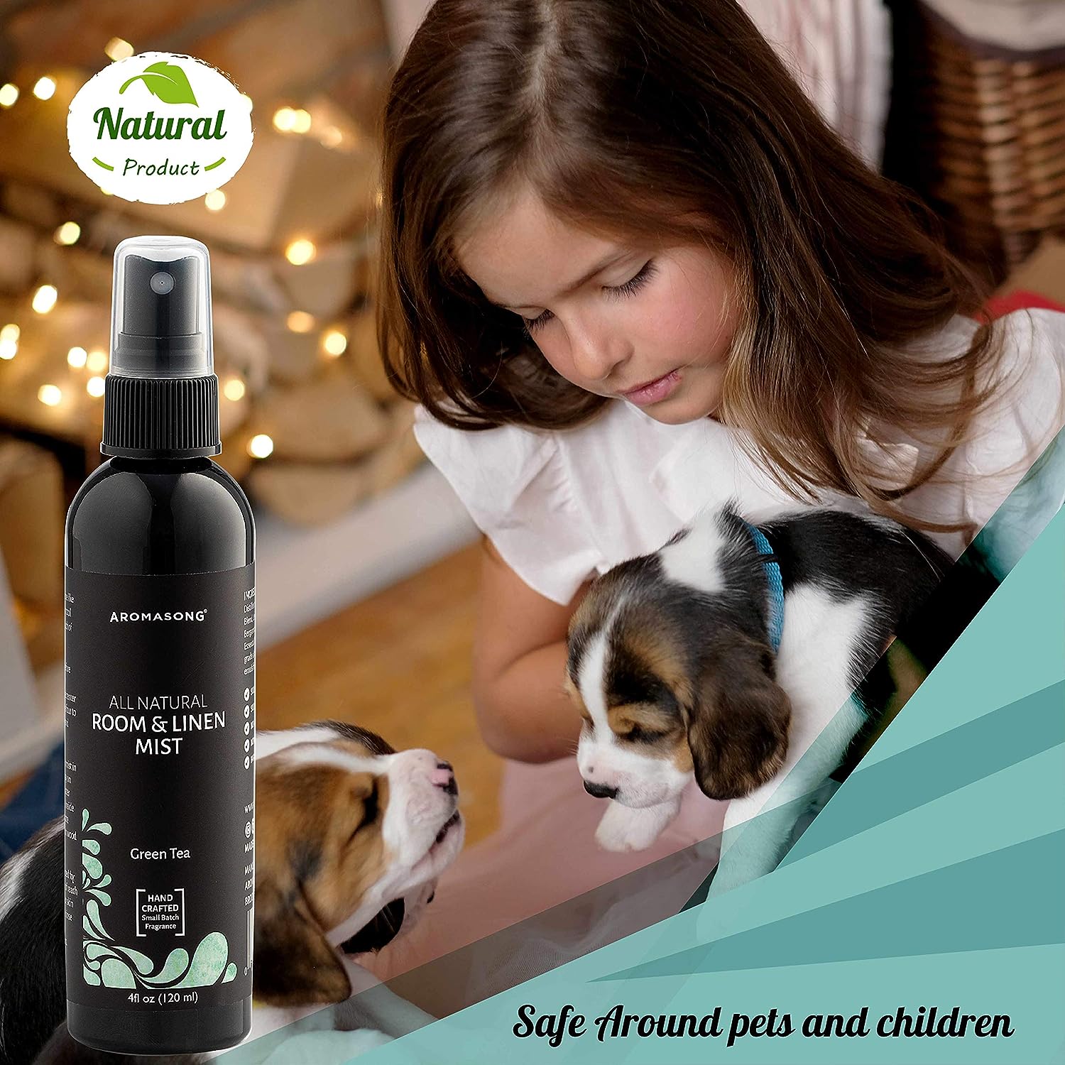 Natural Room and Pillow Spray Green Tea 4 Oz