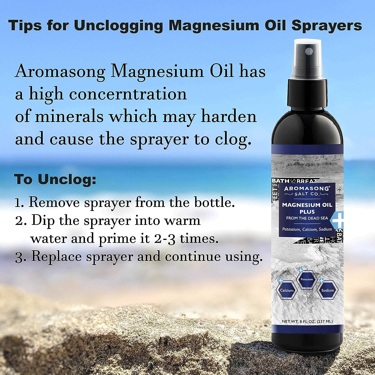 Magnesium Oil Plus 8 Oz