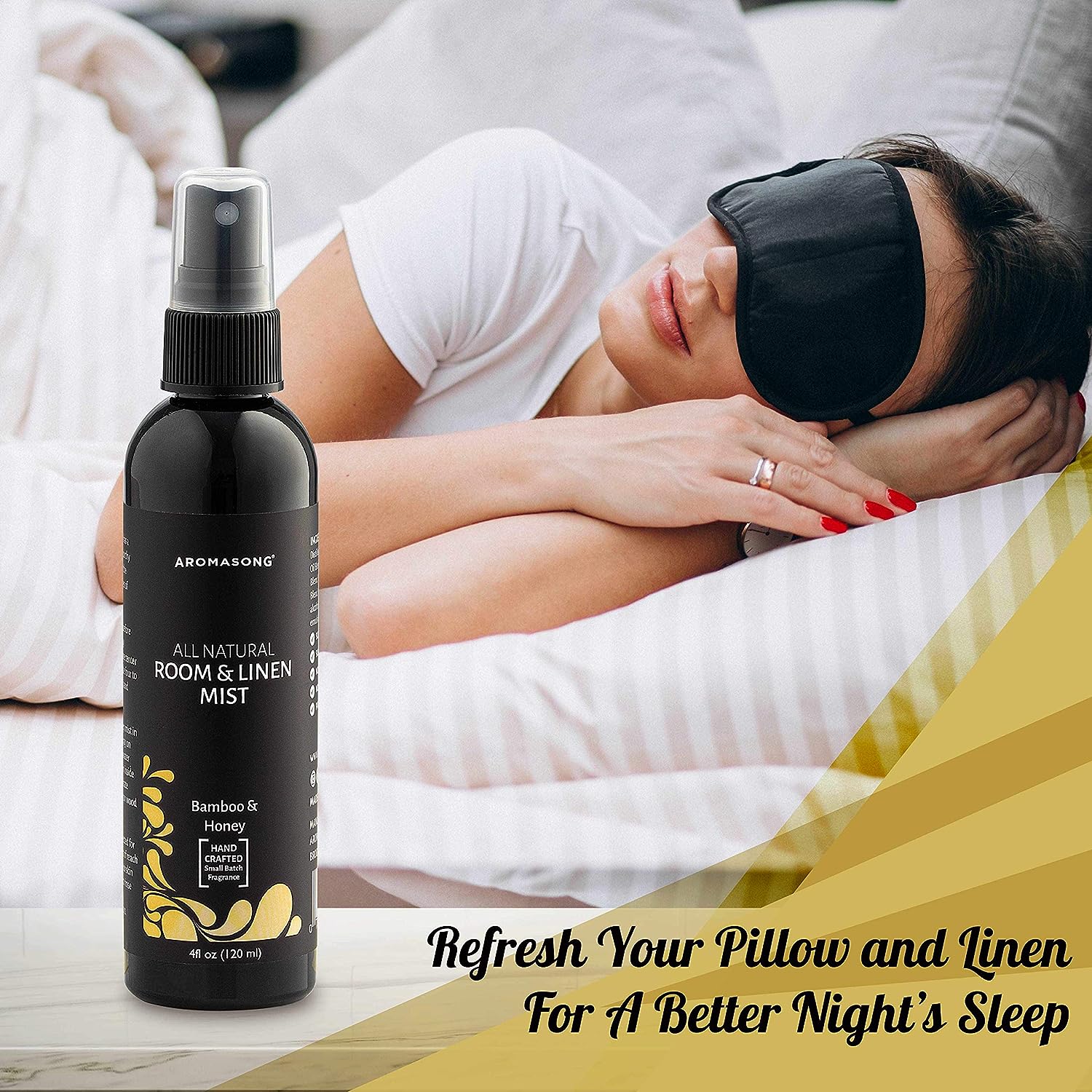 Natural Room and Pillow Spray Bamboo & Honey 4 Oz