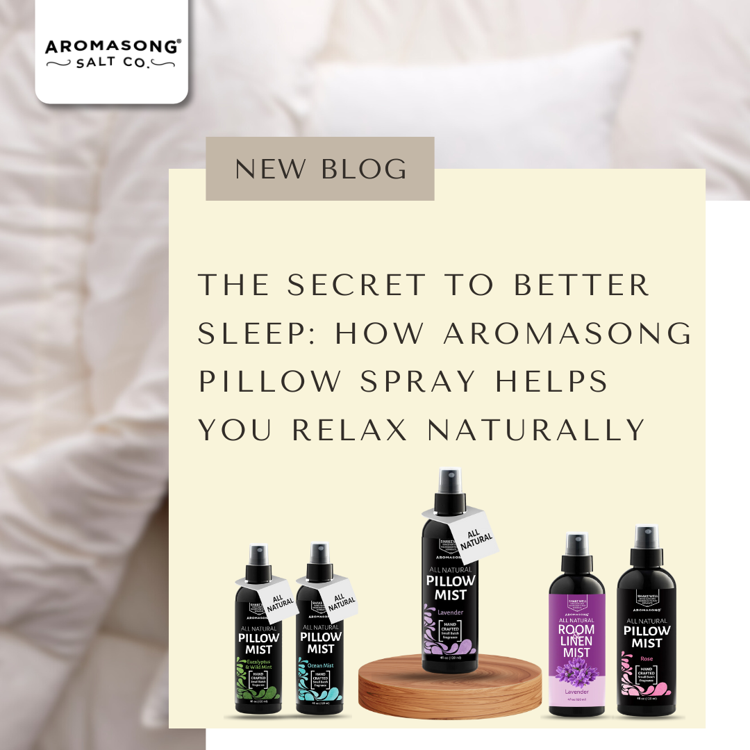 The Secret to Better Sleep: How Aromasong Pillow Spray Helps You Relax Naturally