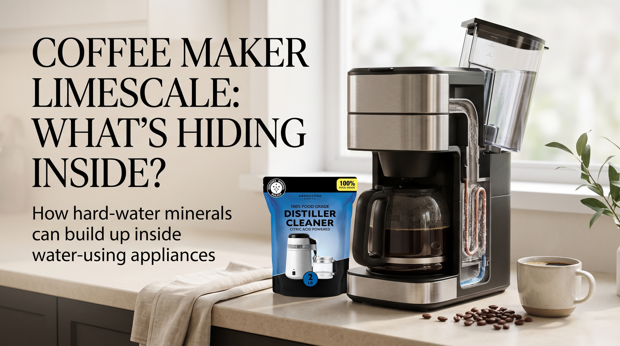 That White Buildup in Your Coffee Maker Isn't Just Dirt: Understanding Limescale
