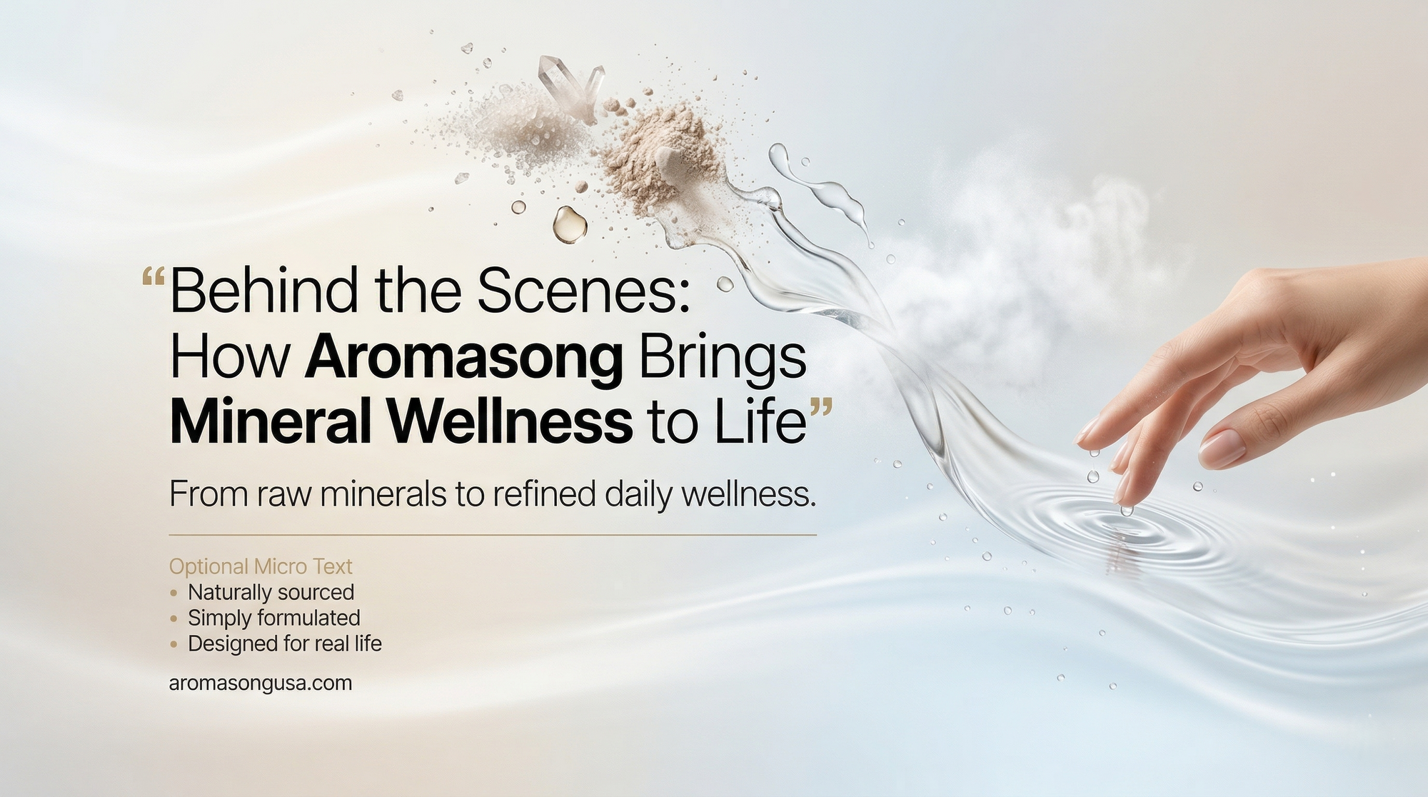 Behind the Scenes: How Aromasong Brings Mineral Wellness to Life