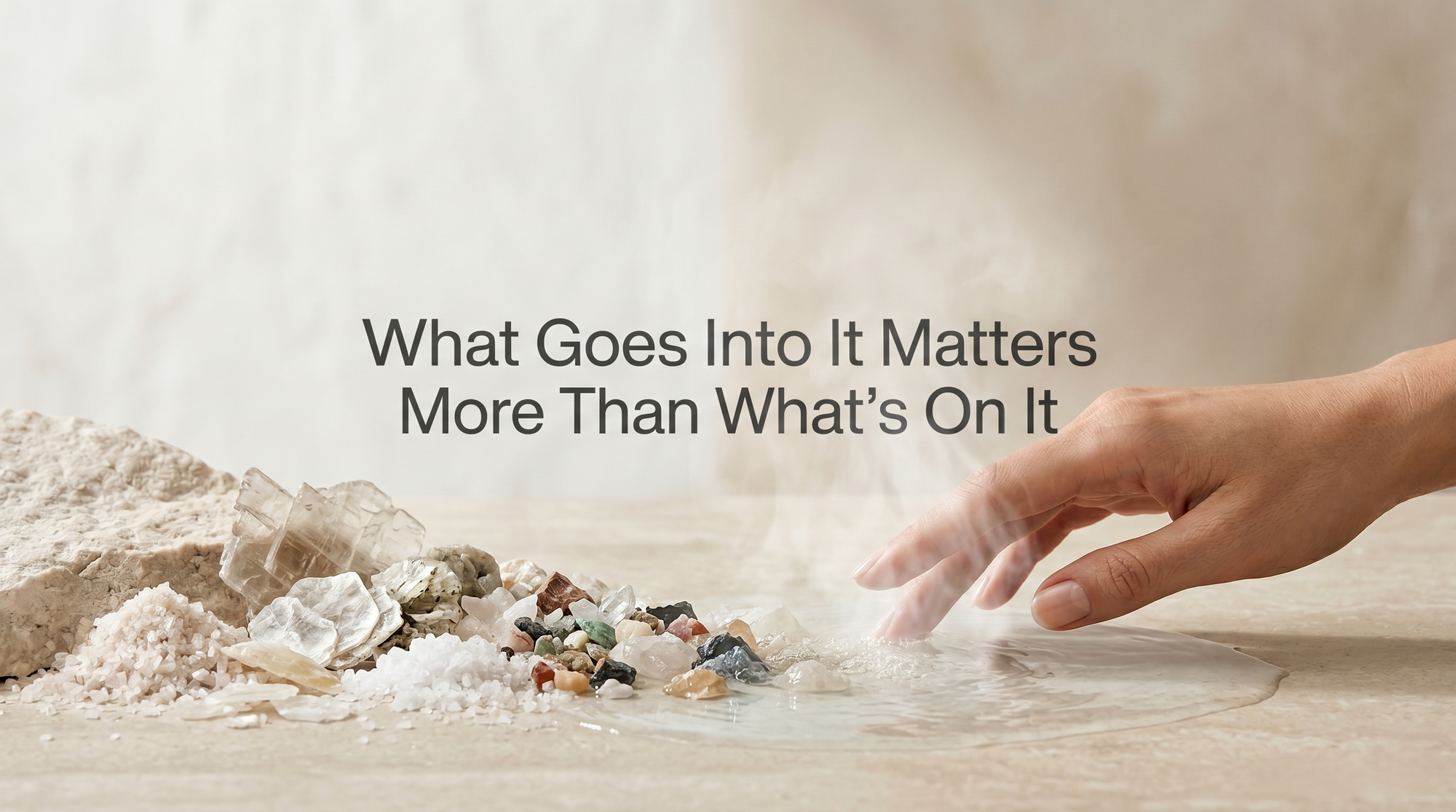 Behind the Scenes: Why Quality of Ingredients Matters More Than the Product Itself