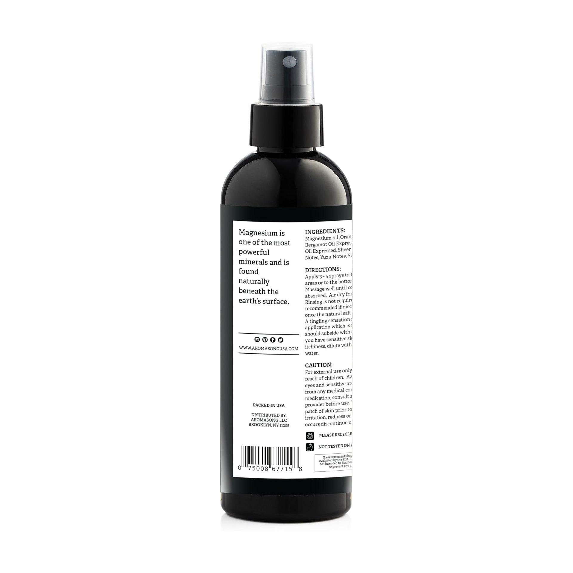 Extra Strength Magnesium oil Lavender 8 Oz