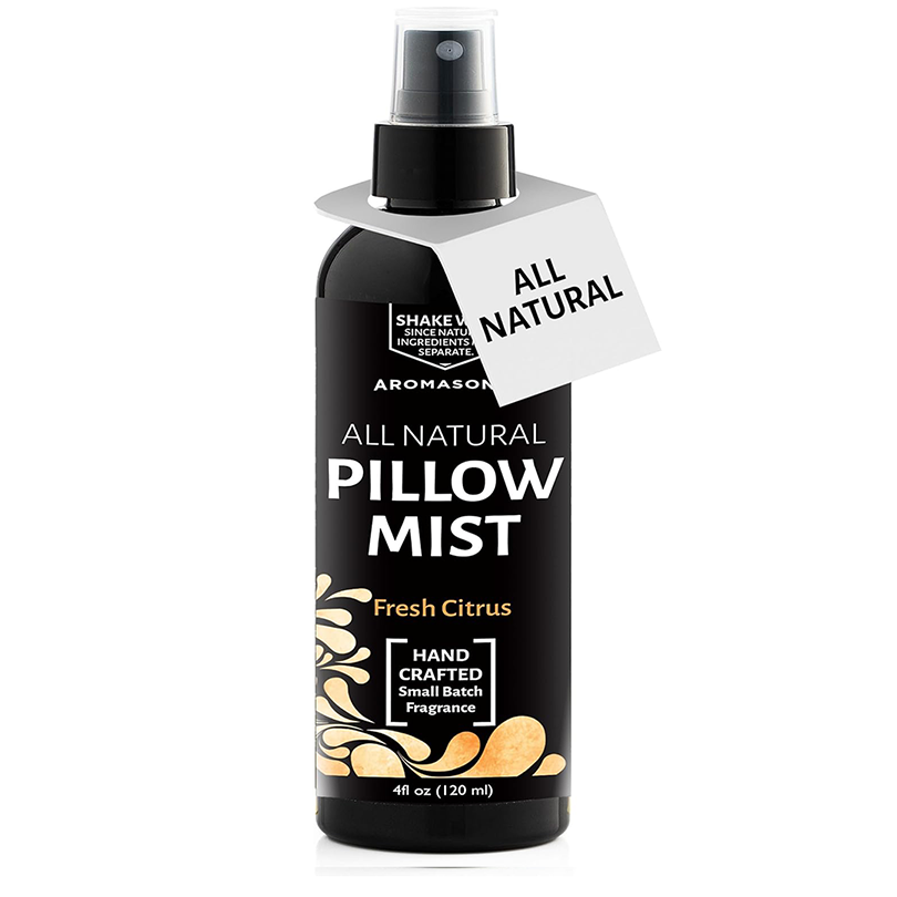Aromasong Fresh Citrus Pillow Spray for Sleeping - All Natural Calming Linen & Bedtime Sleep Mist for Deep Sleep - Pillow Spray Aromatherapy with Botanical Essential Oils for Relaxing Stress