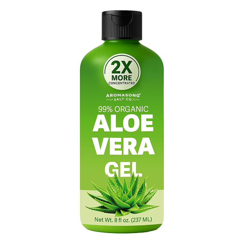 Aromasong Aloe Vera Gel 2x Concentrated 8 Oz