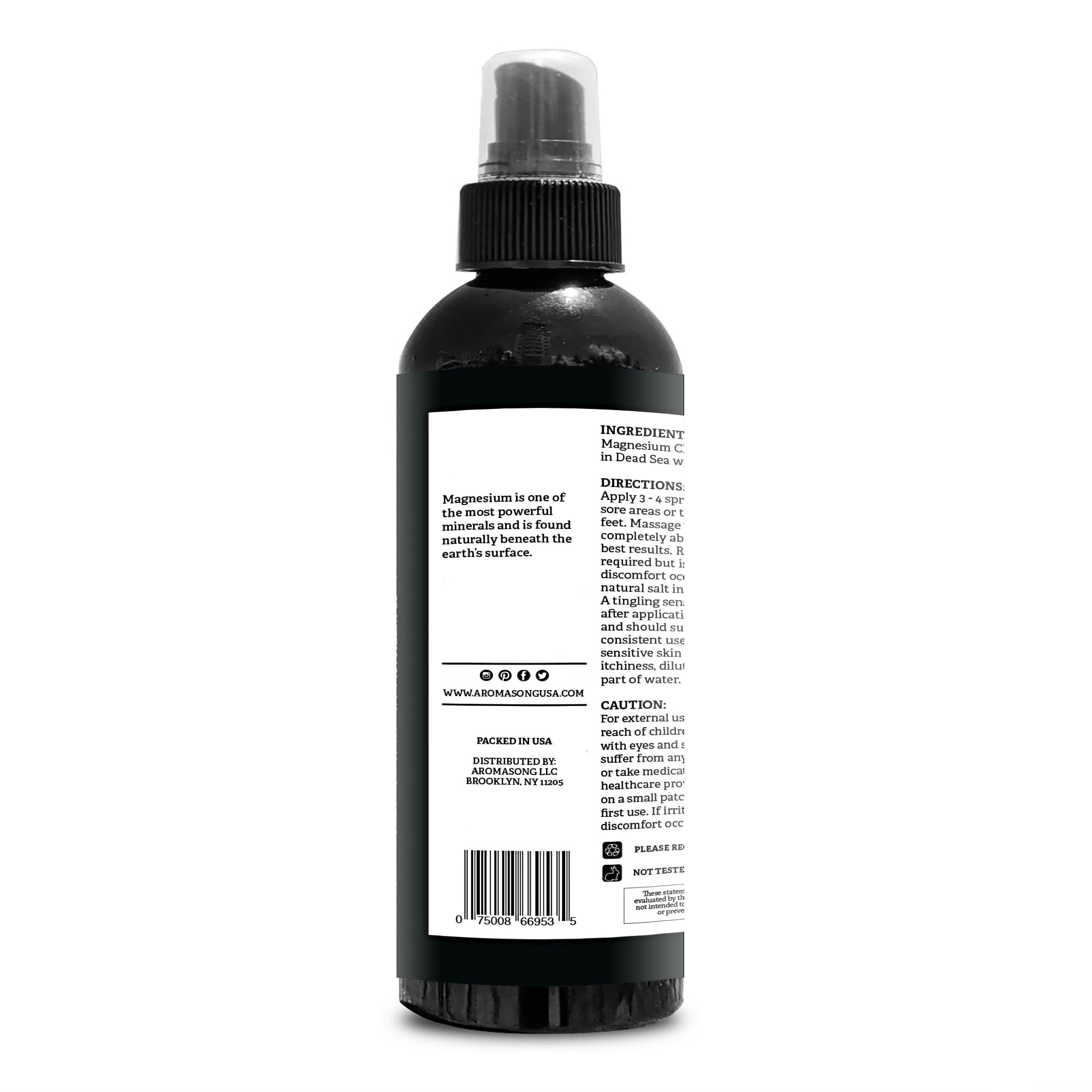 Aromasong Extra Strength Magnesium Oil Spray - 8 Oz. 2-PACK