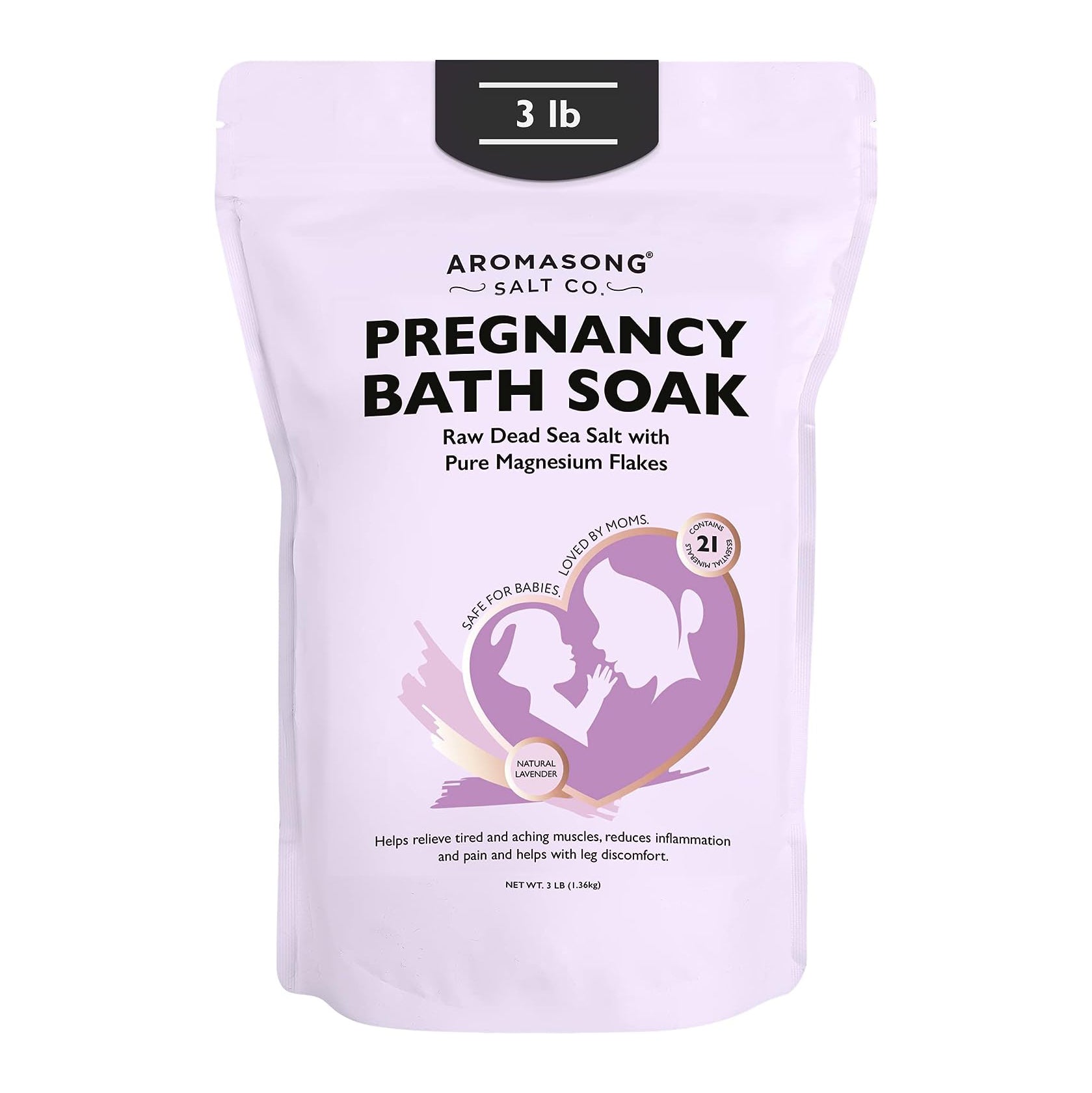 Pregnancy Bath Salt Lavender 3 Lbs.