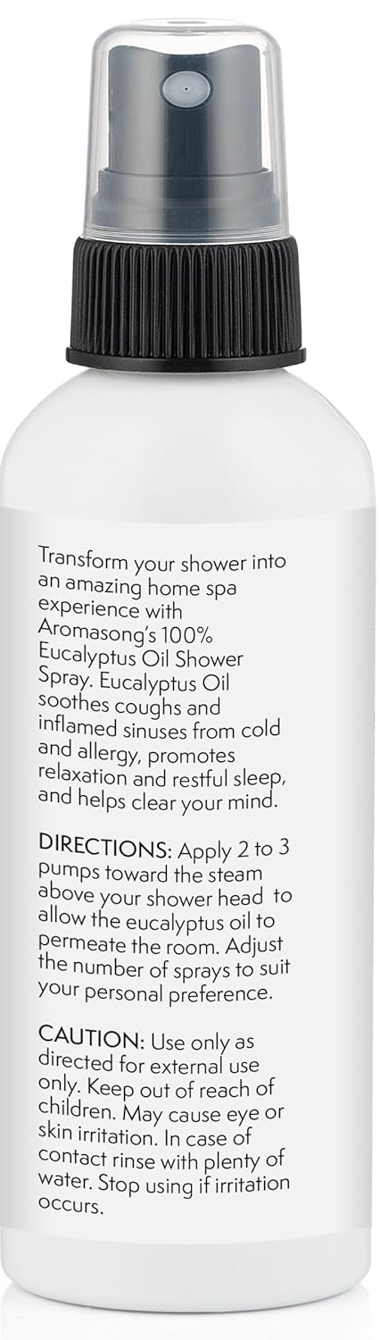 Aromasong Eucalyptus Shower Spray – 4 fl oz