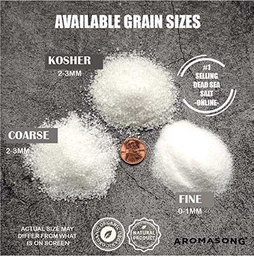 Extra Coarse Sea Salt from the Dead Sea 2.43 Lbs