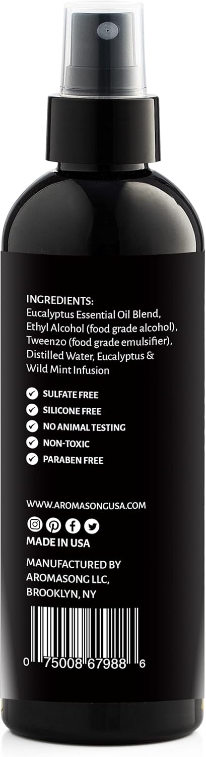 Aromasong Room & Linen Spray Eucalyptus 4 Oz