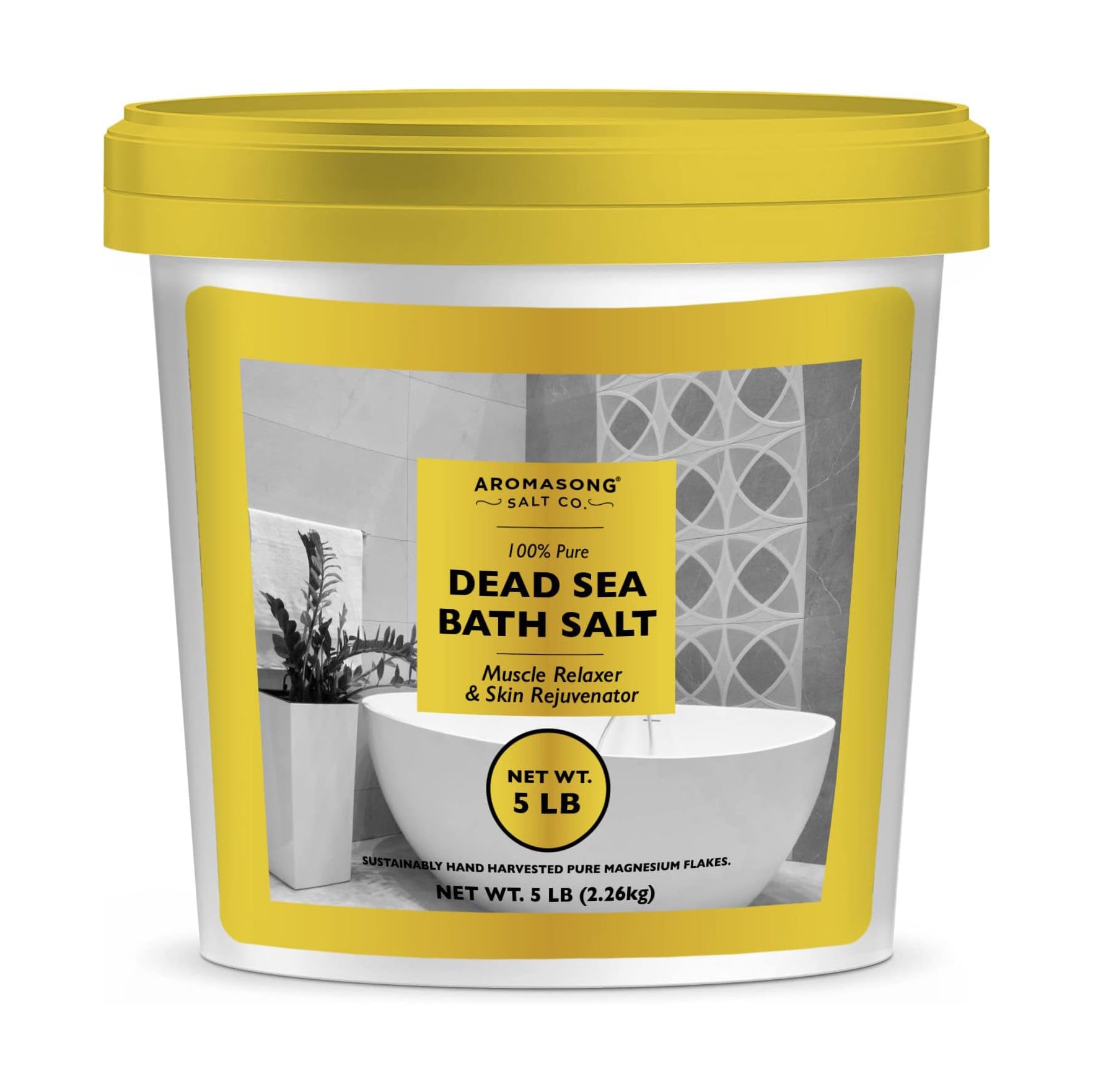 Dead Sea Bath Salt in Bucket