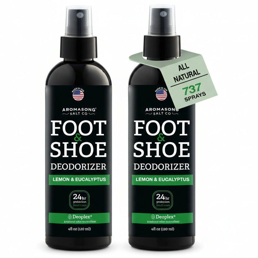Aromasong Natural Shoe Deodorizer and Foot Spray - 2-PACK