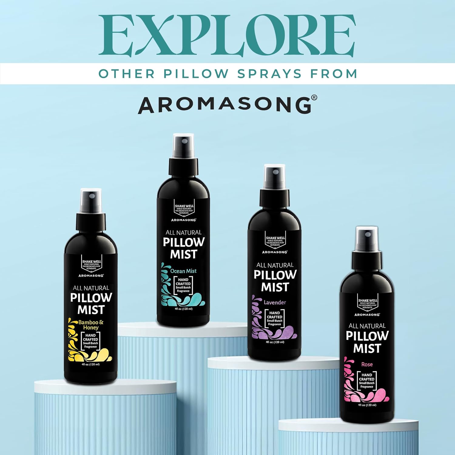 Aromasong Natural Pillow Mist Ocean Mist 4 Oz