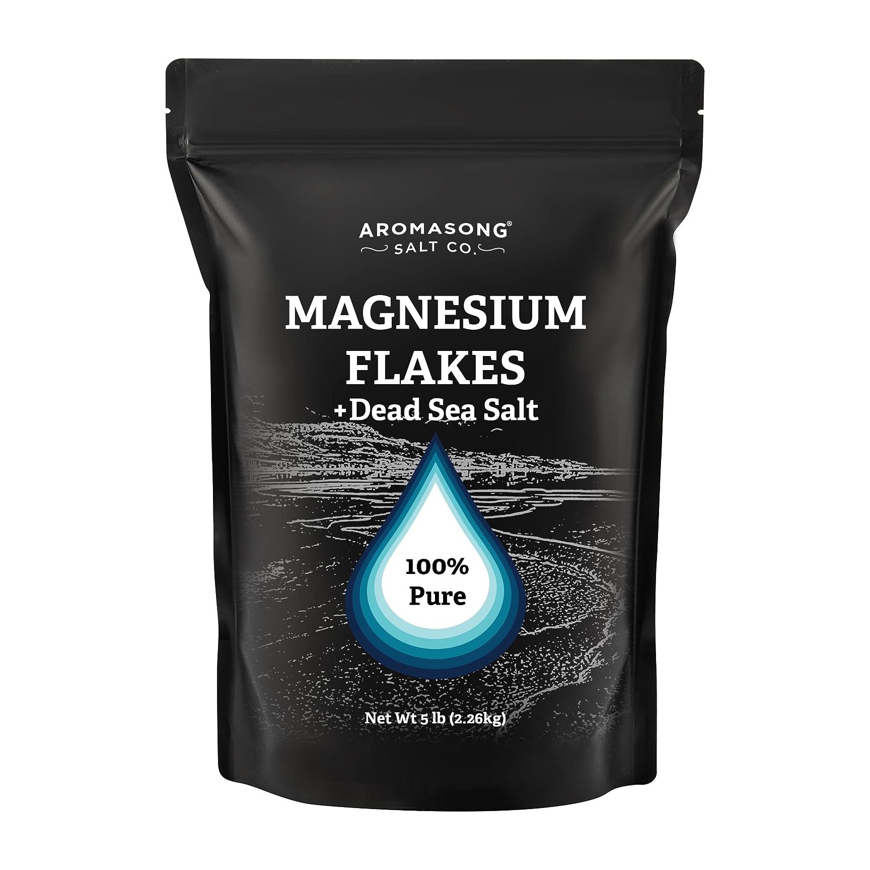 Dead Sea Salt with Magnesium Flakes 5 Lbs