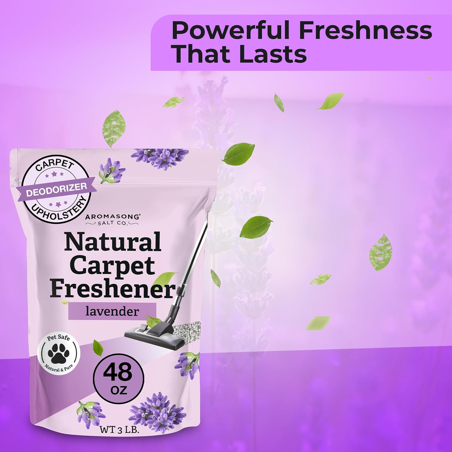 Aromasong Carpet Refresher & Deodorizer Lavender Scent 3 Lbs