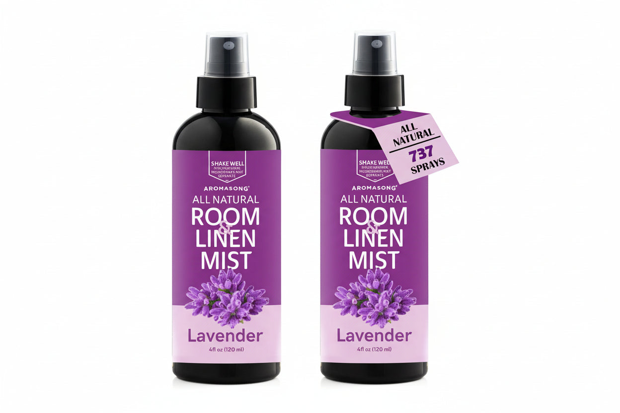 Aromasong 100% Natural Lavender Spray 4 Fl Oz. 2-PACK