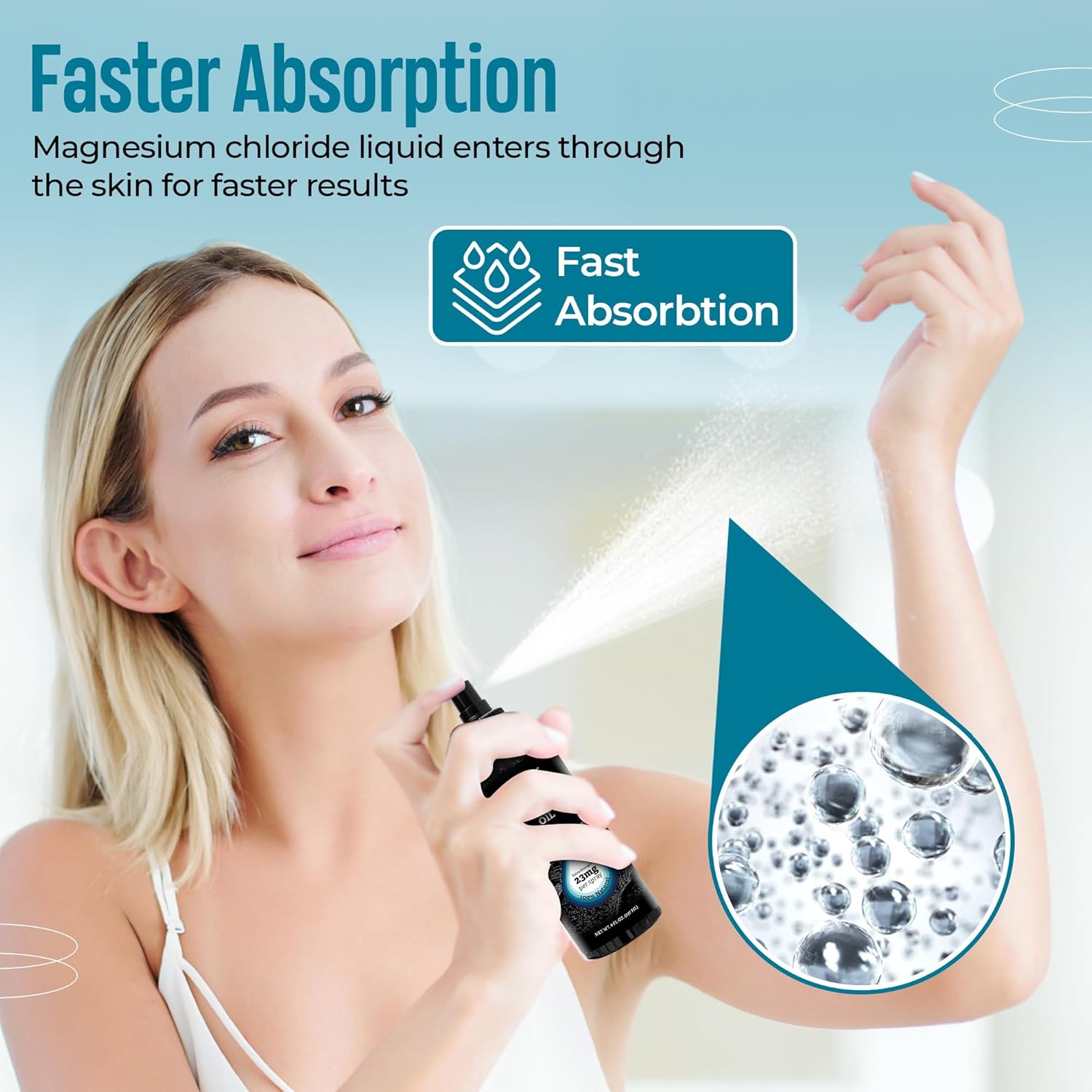 Aromasong Extra Strength Magnesium oil Lavender 8 Oz