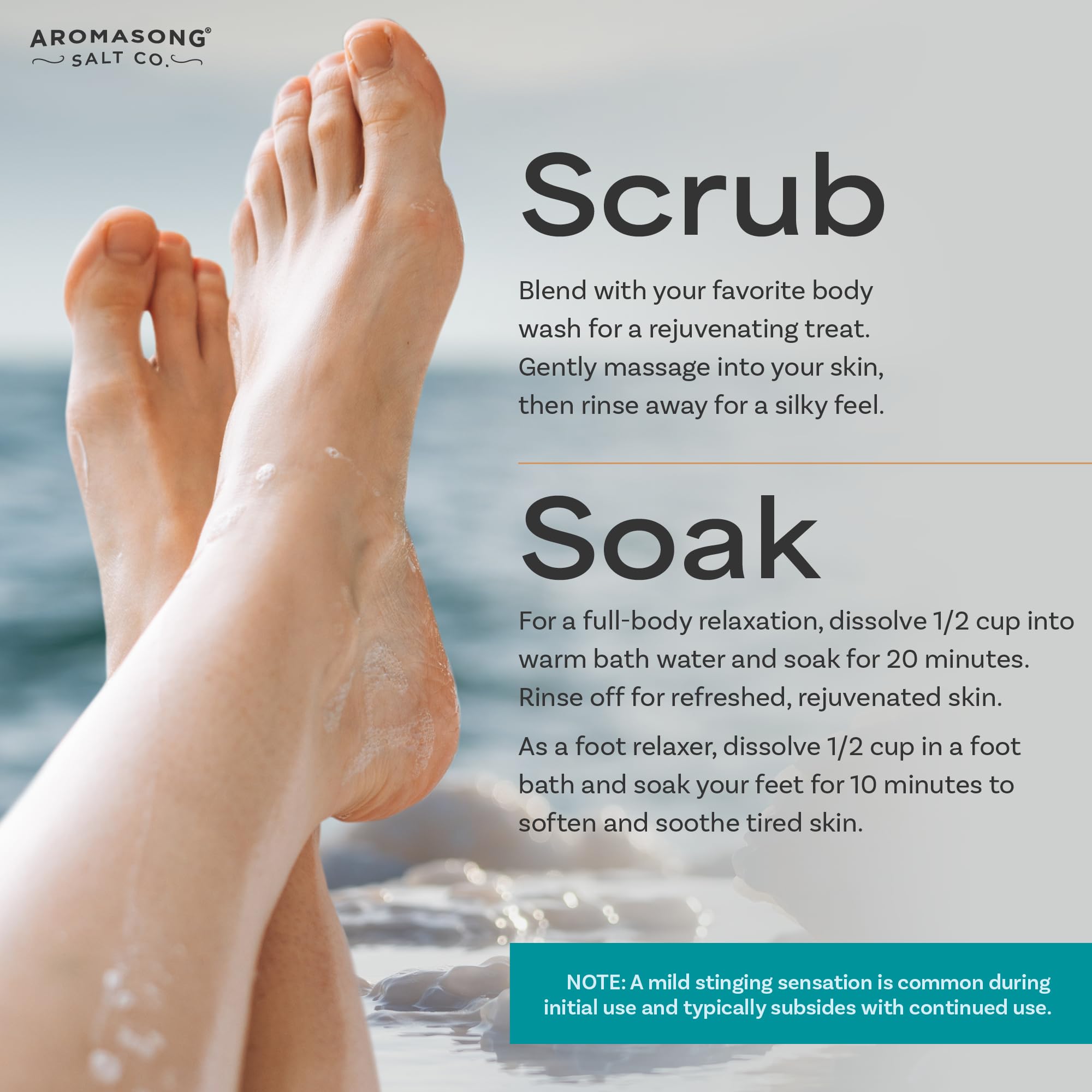 Aromasong Magnesium Flakes for Bath from The Dead Sea- 4 LB