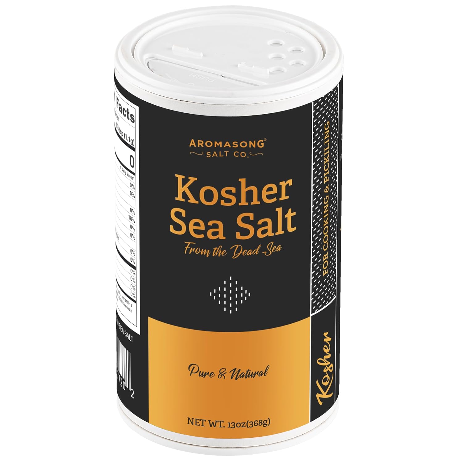 Kosher Sea Salt from the Dead Sea 13 Oz